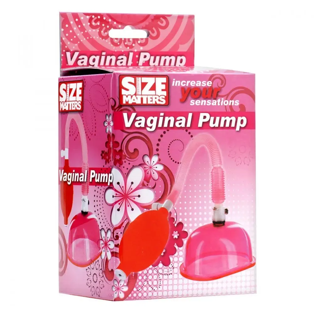 4.25-inch Size Matters Pink Vaginal Pump for Her