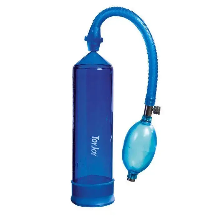 8-inch Toy Joy Blue Power Penis Pump for Him