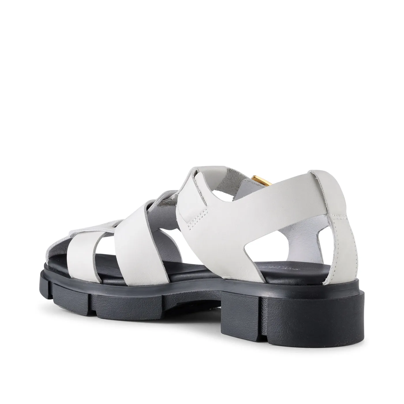 Alva sandal leather - White