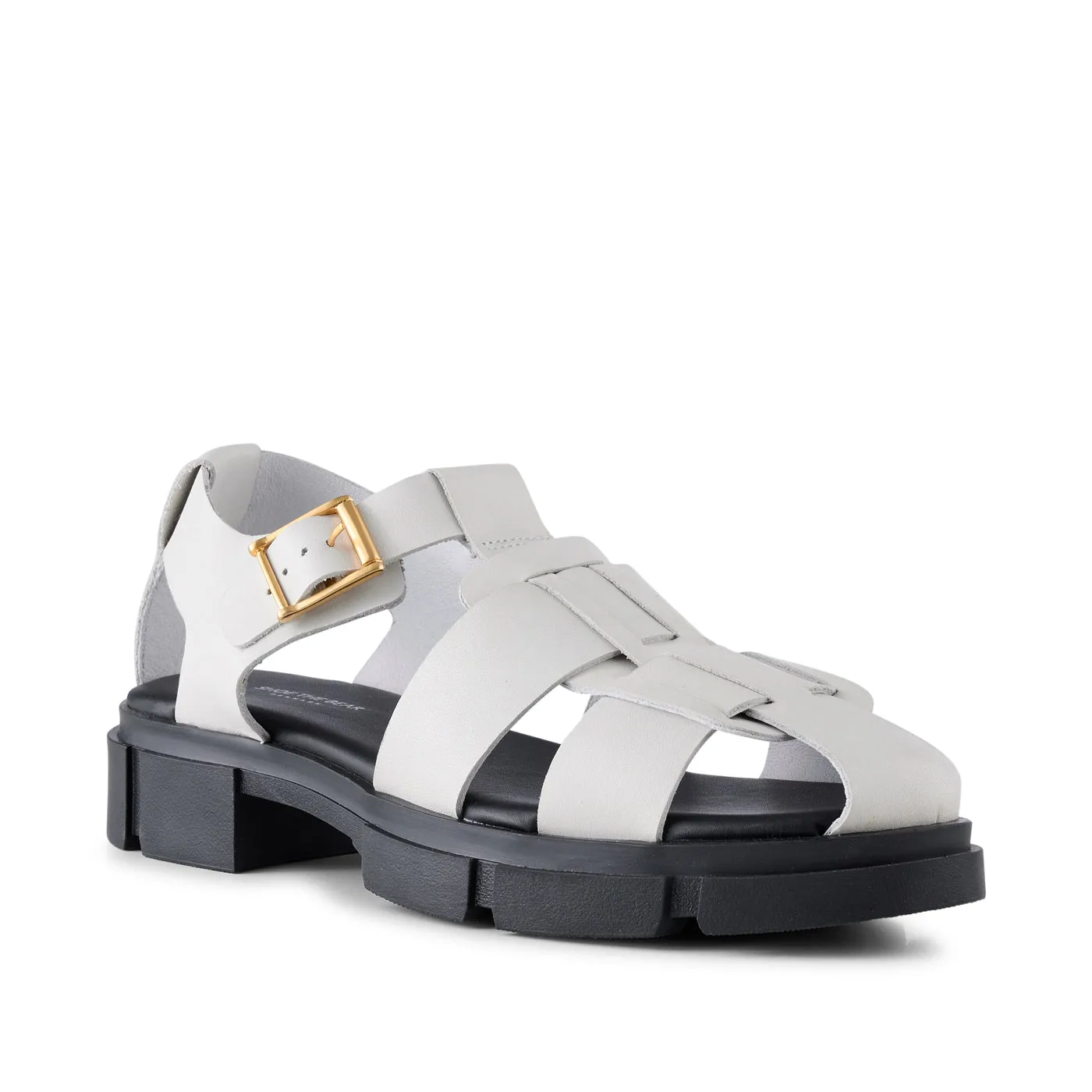 Alva sandal leather - White