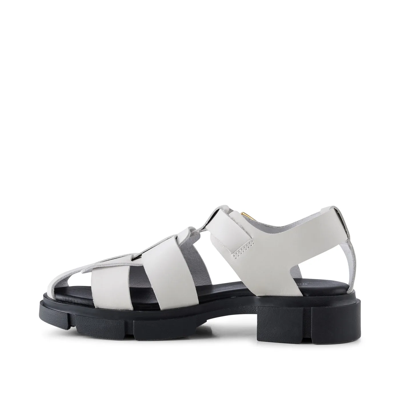 Alva sandal leather - White