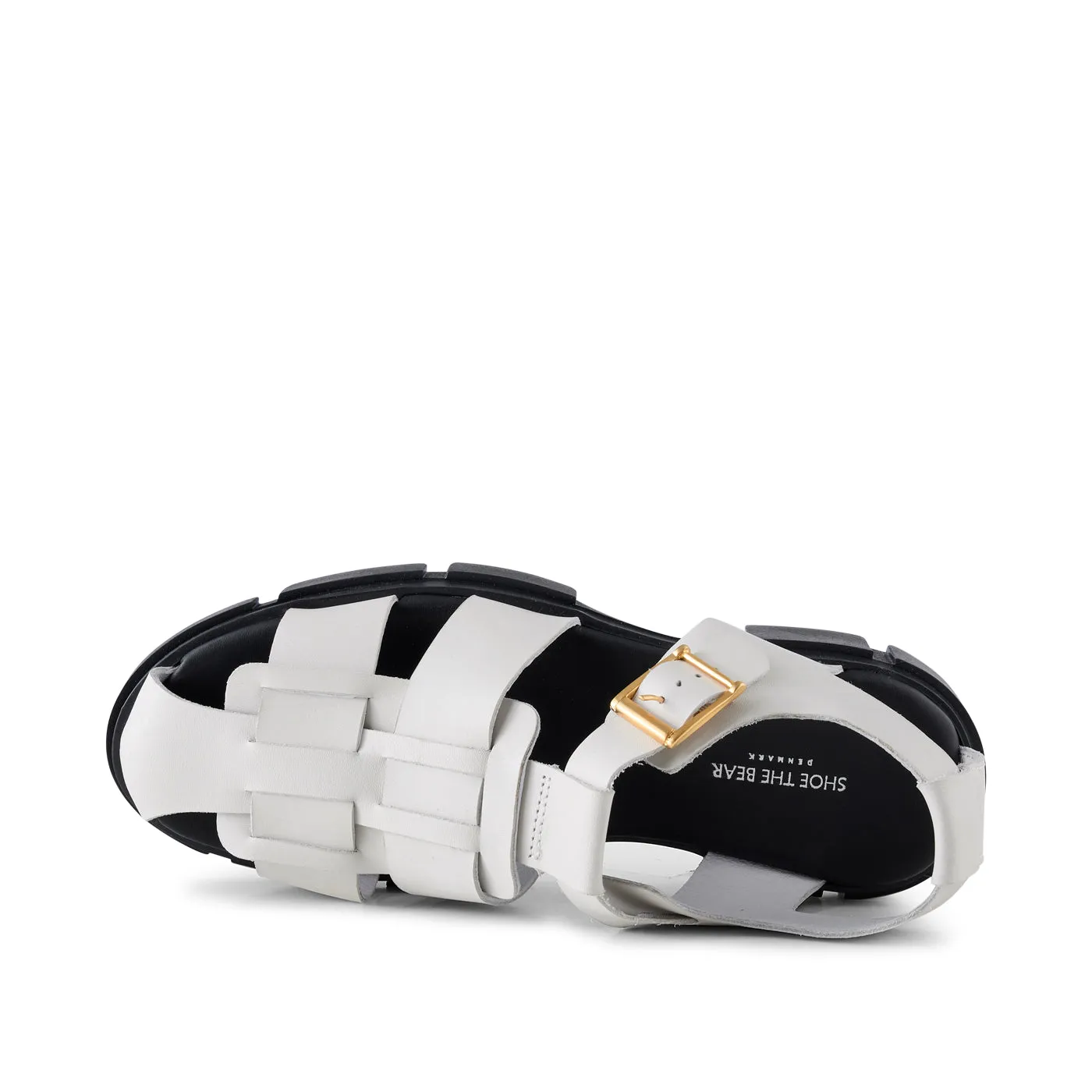 Alva sandal leather - White