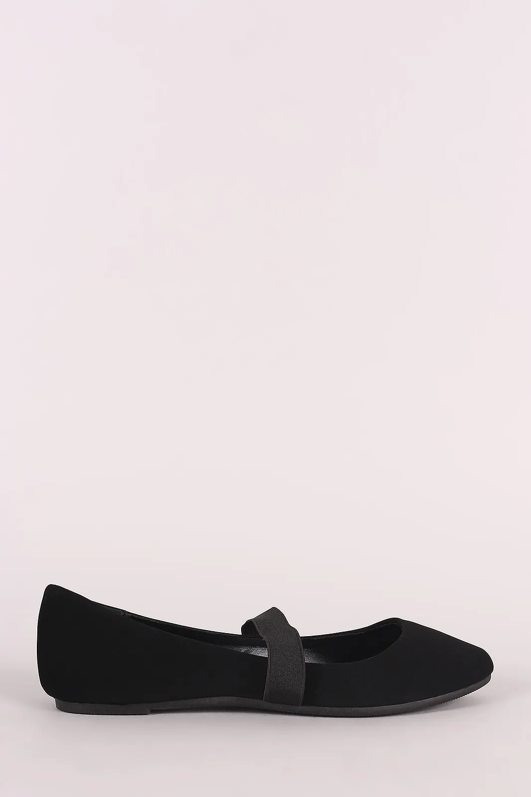 Bamboo Nubuck Mary Jane Ballet Flat