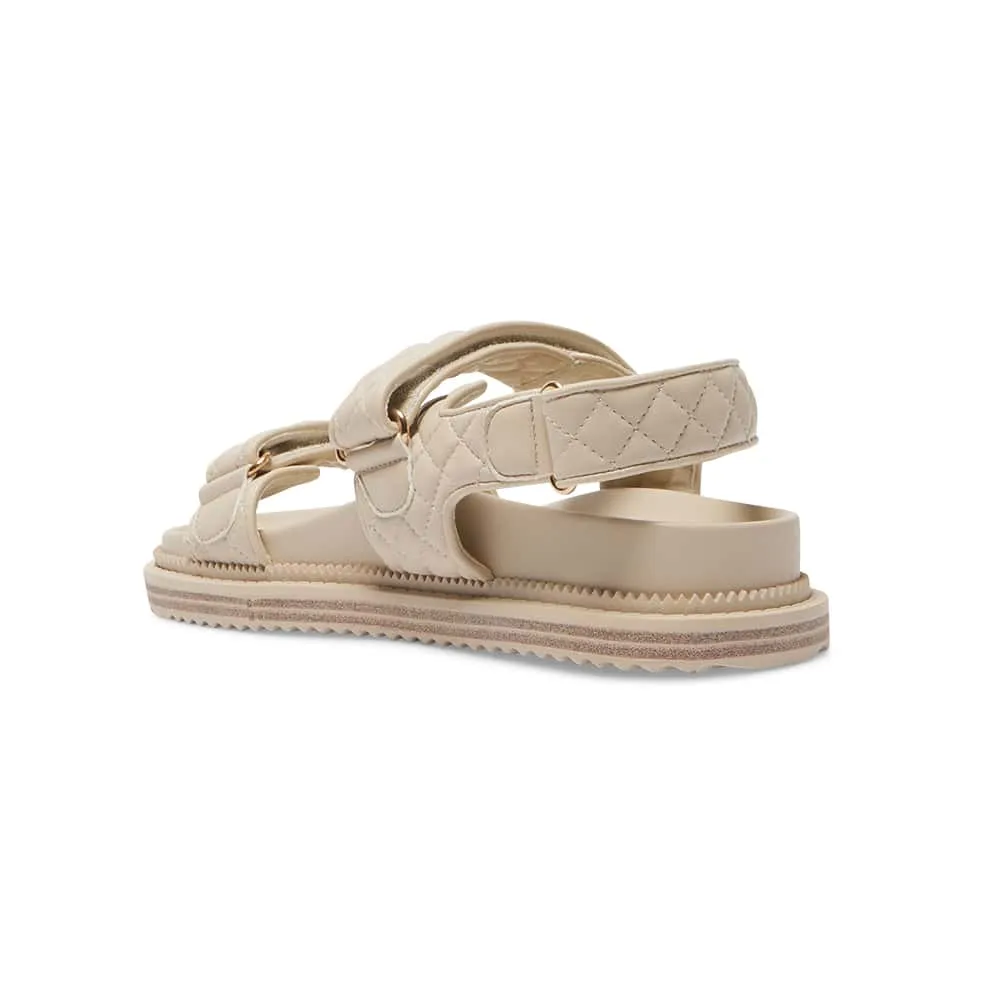 Bermuda Sandal in Nude Smooth