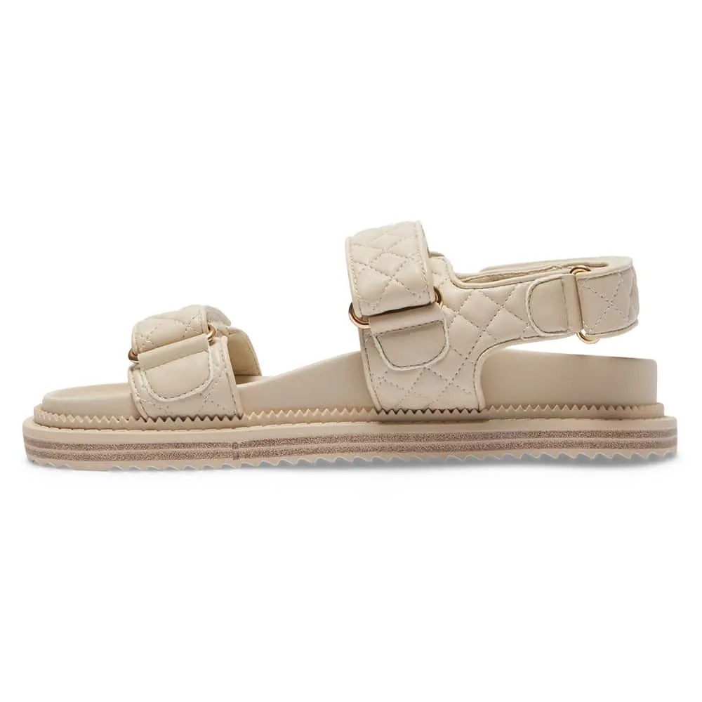 Bermuda Sandal in Nude Smooth