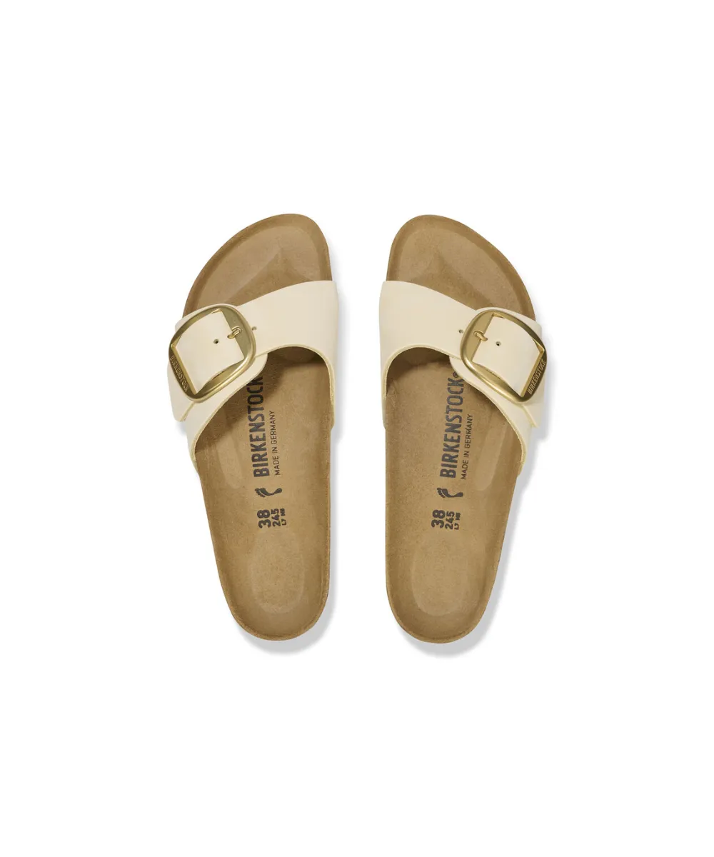 BIRKENSTOCK-MADRID BIG BUCKLE NARROW FIT IN-ECRU