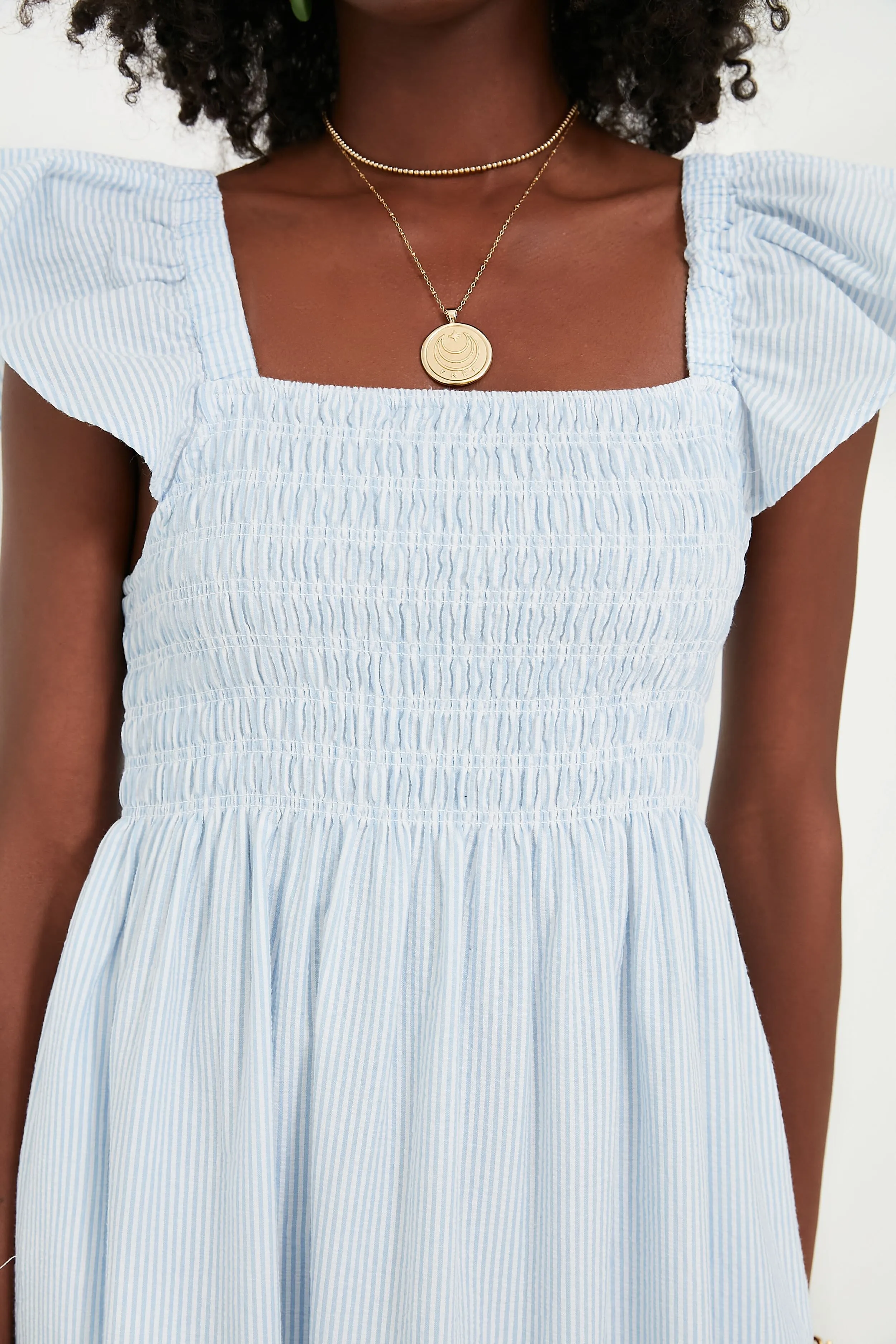 Blue Stripe Tuscany Dress