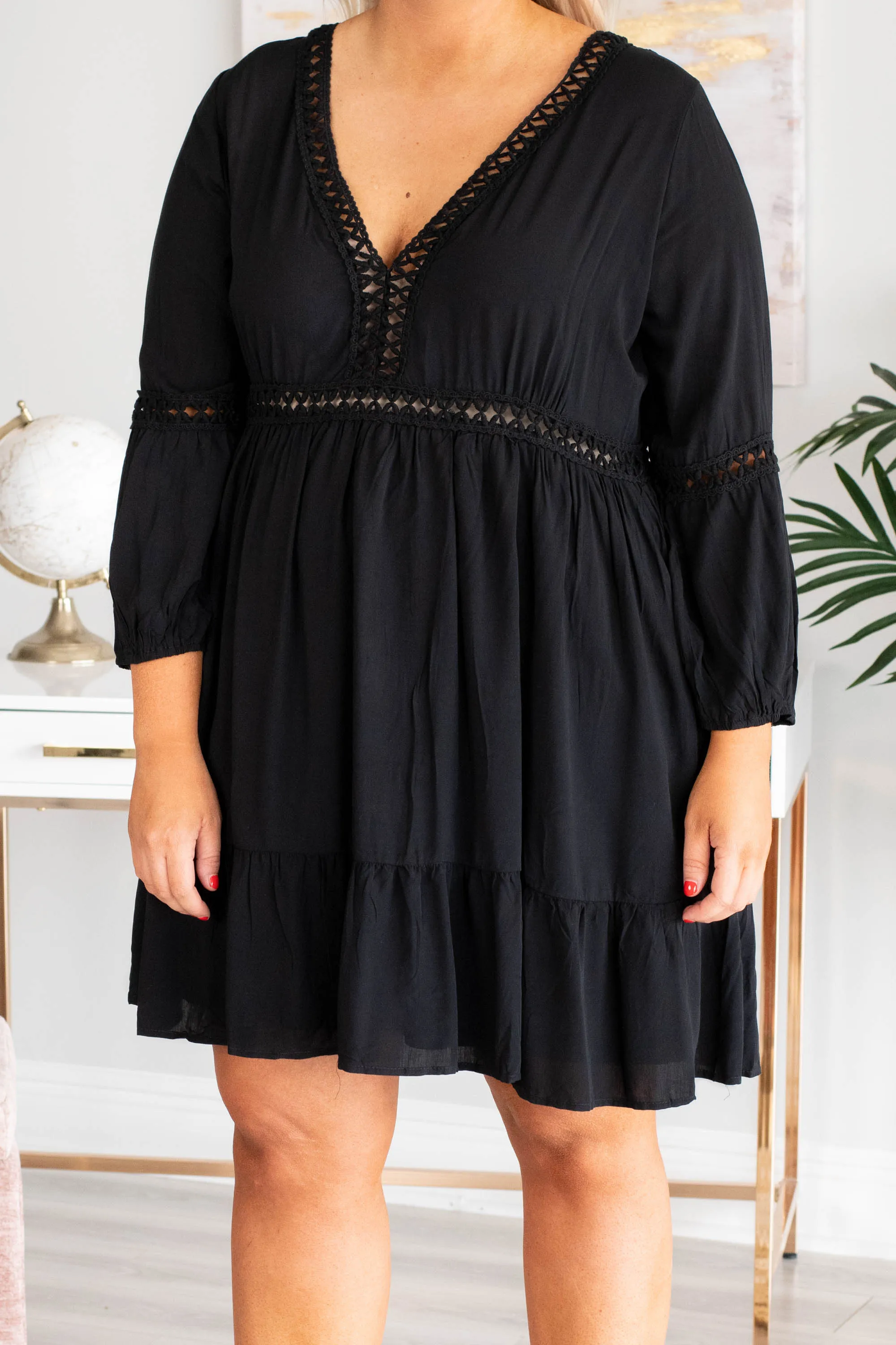 Brighten My Day Dress, Black