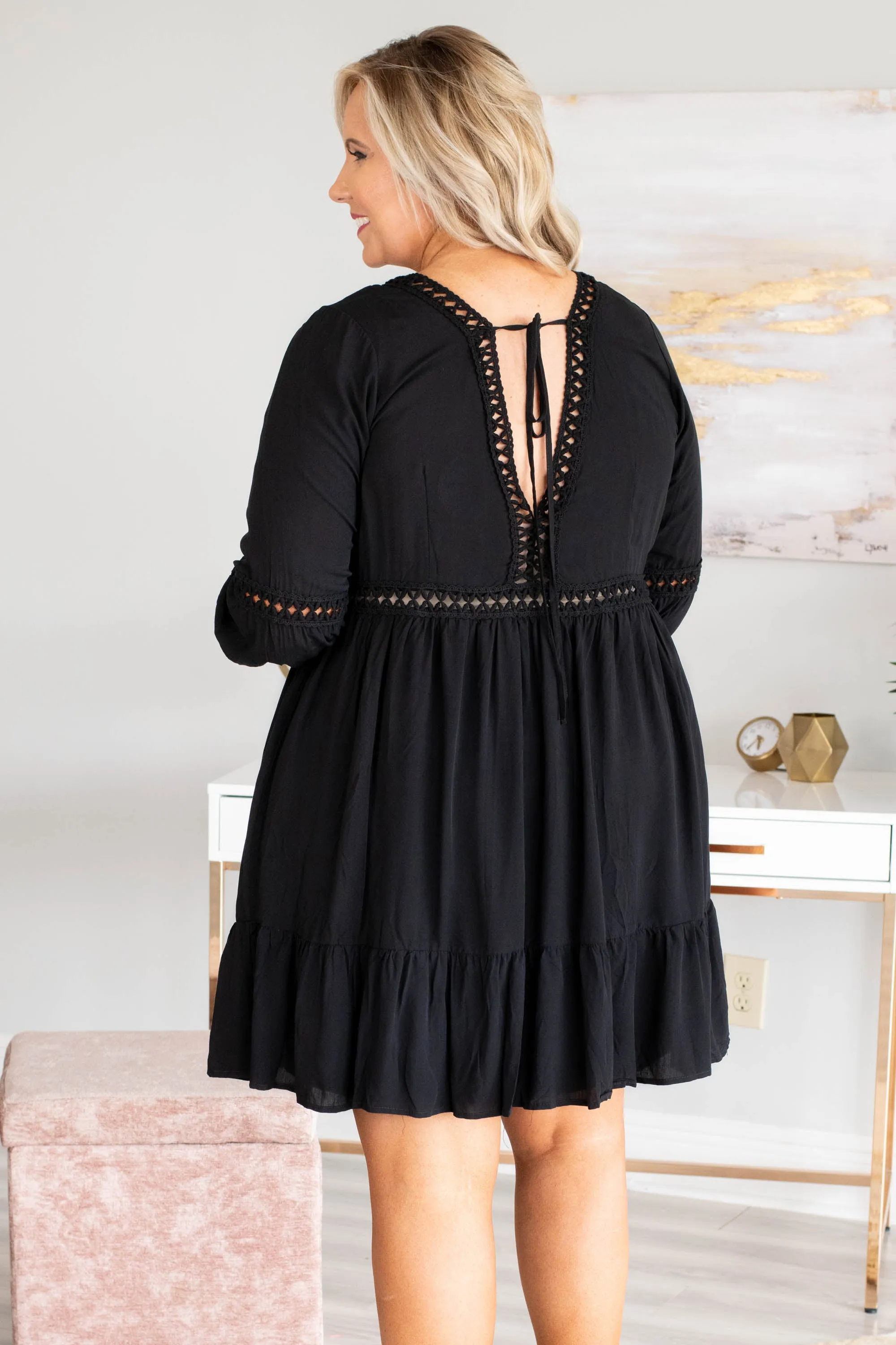 Brighten My Day Dress, Black