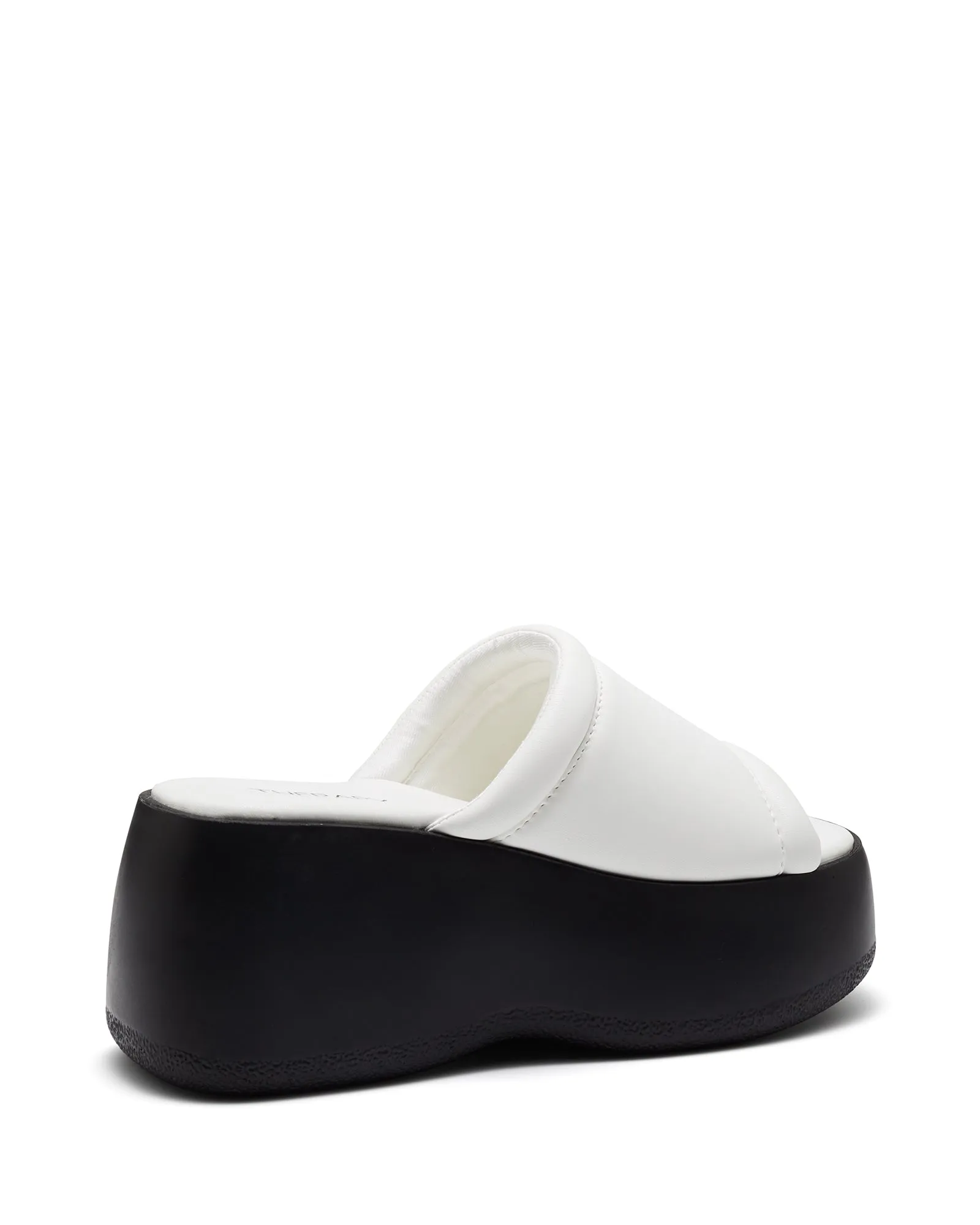 Bubbles Flatform Sandal White