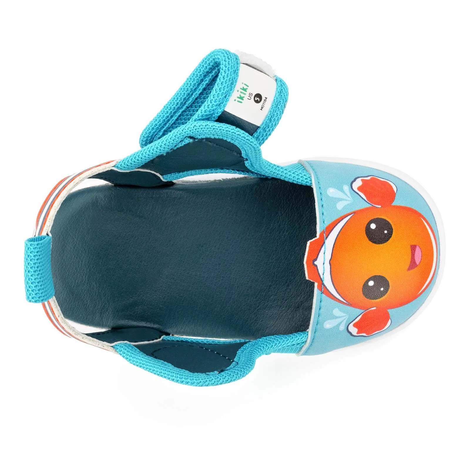 Clownfish Squeaky Toddler Sandals |  Blue/Orange