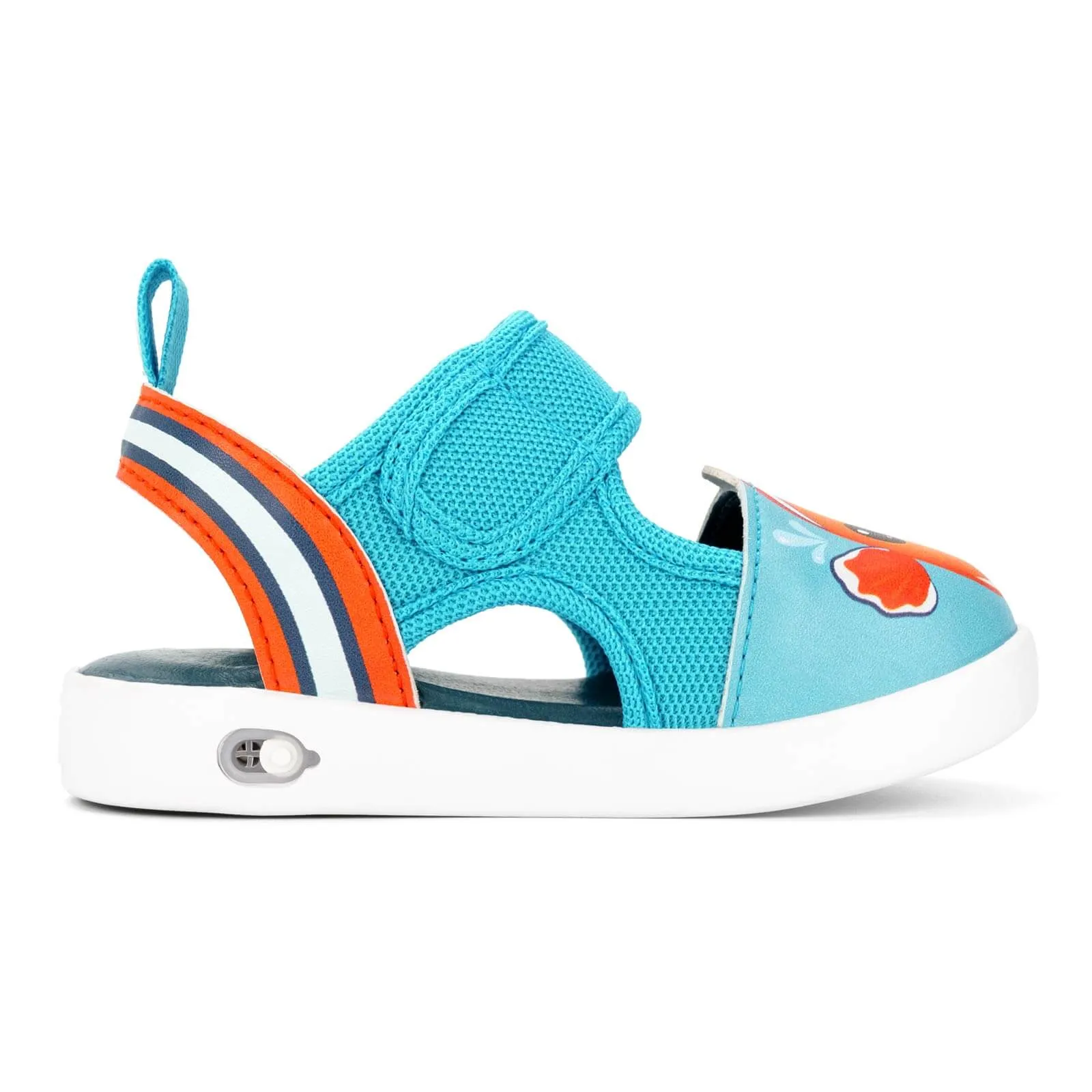 Clownfish Squeaky Toddler Sandals |  Blue/Orange