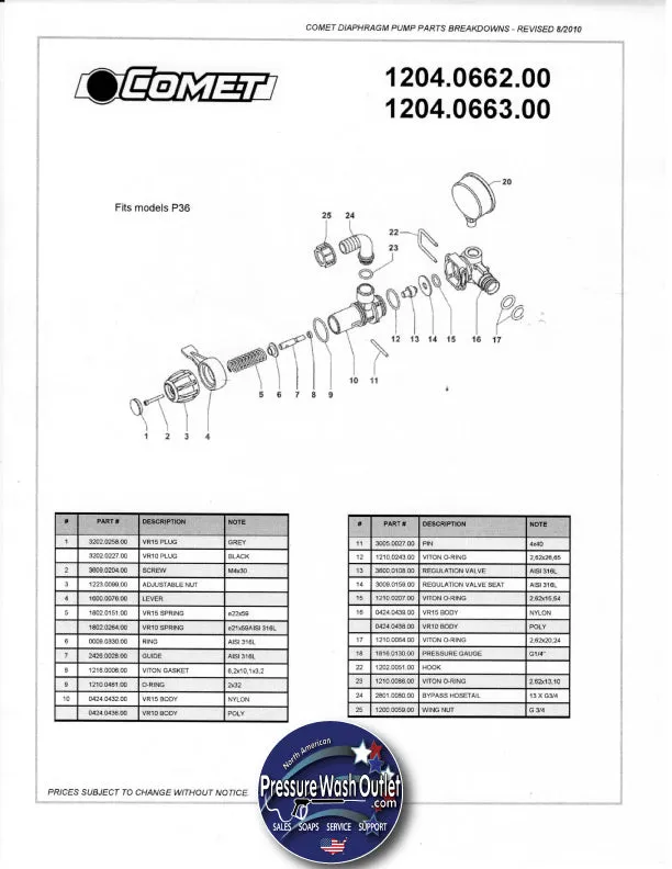 COMET P36 SOFT WASH SYSTEM (7350)