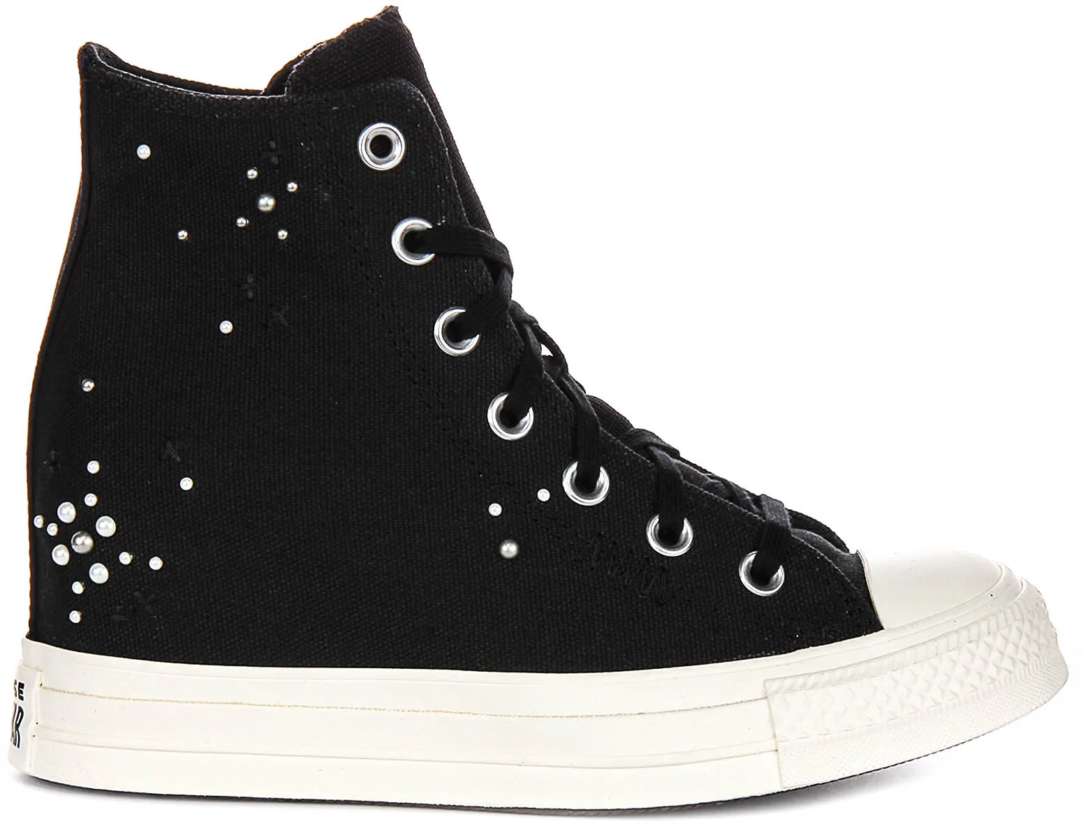 Converse A12514C All Star Wedge In Black White