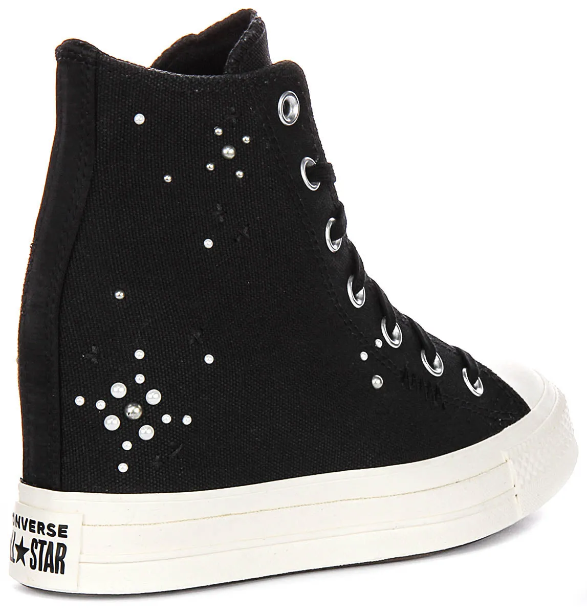 Converse A12514C All Star Wedge In Black White