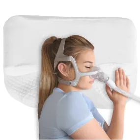 CPAP Side Sleeper Pillow | Contoured Positional Wedge for Sleep Apnea Treatment and Snoring Prevention