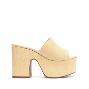 Dalle Cutout Straw Sandal