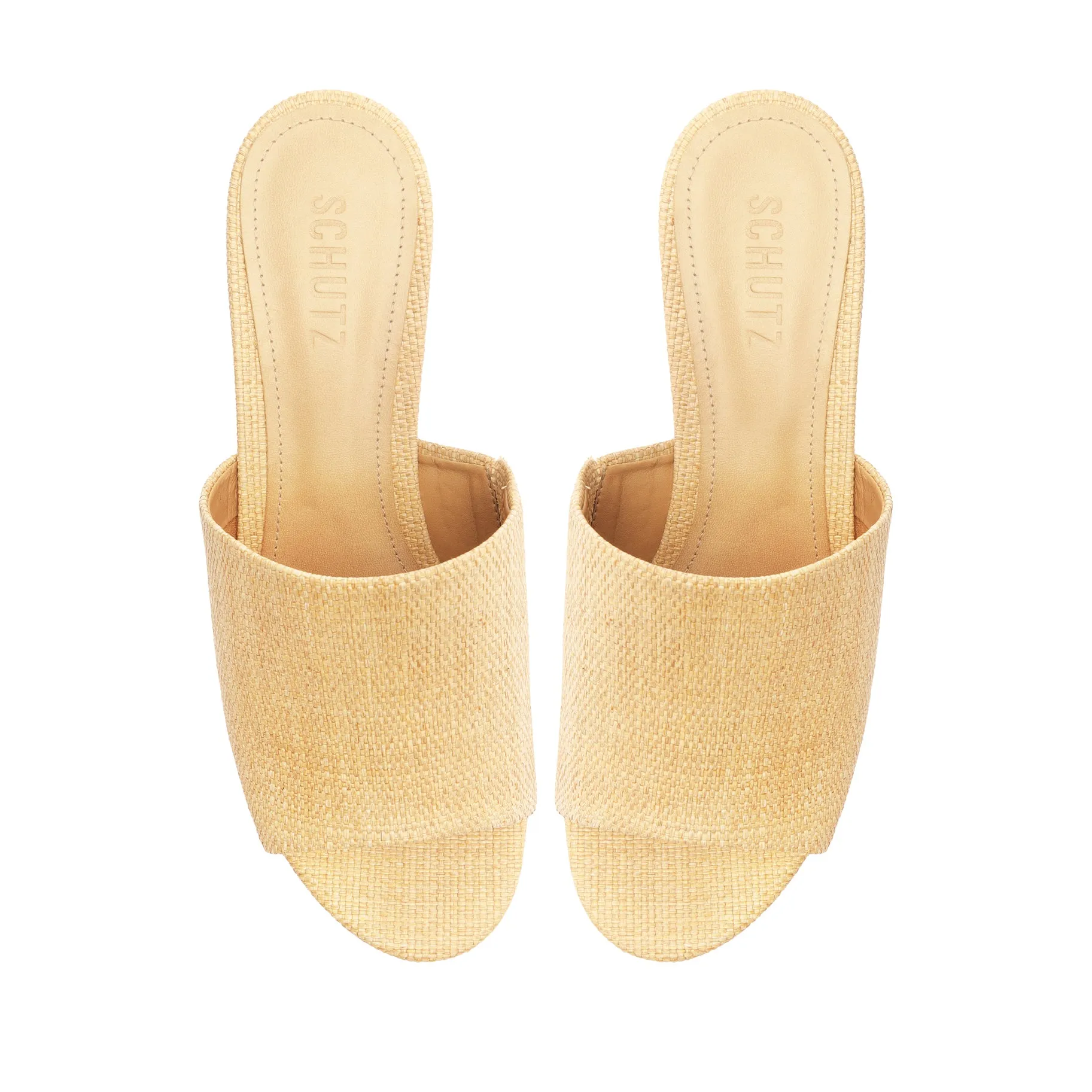 Dalle Cutout Straw Sandal