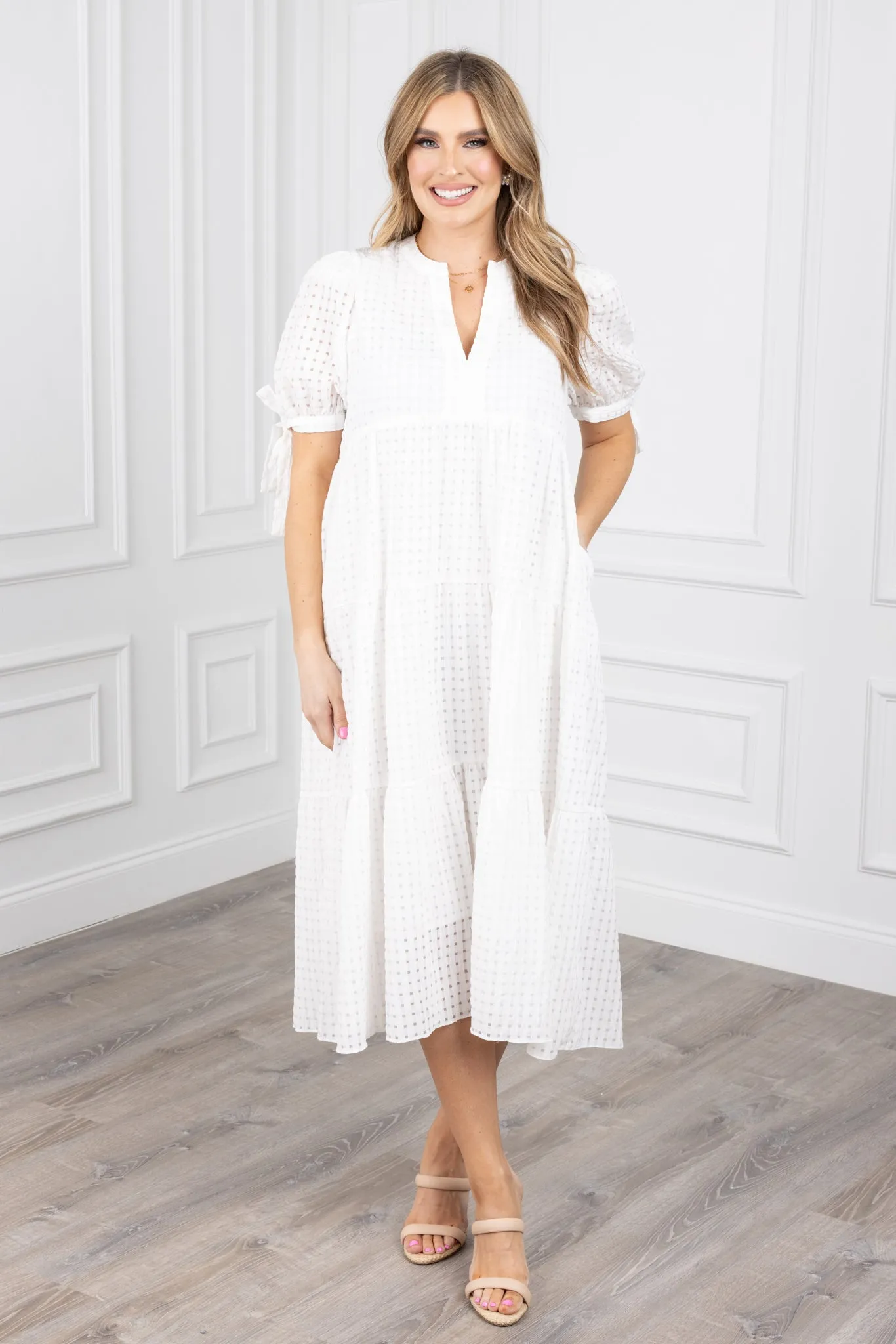 Emery Dress- White