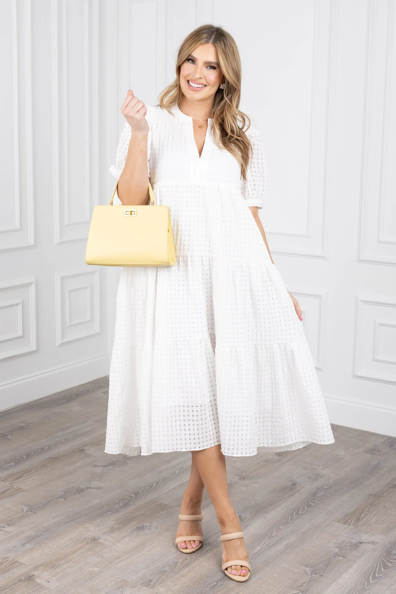 Emery Dress- White