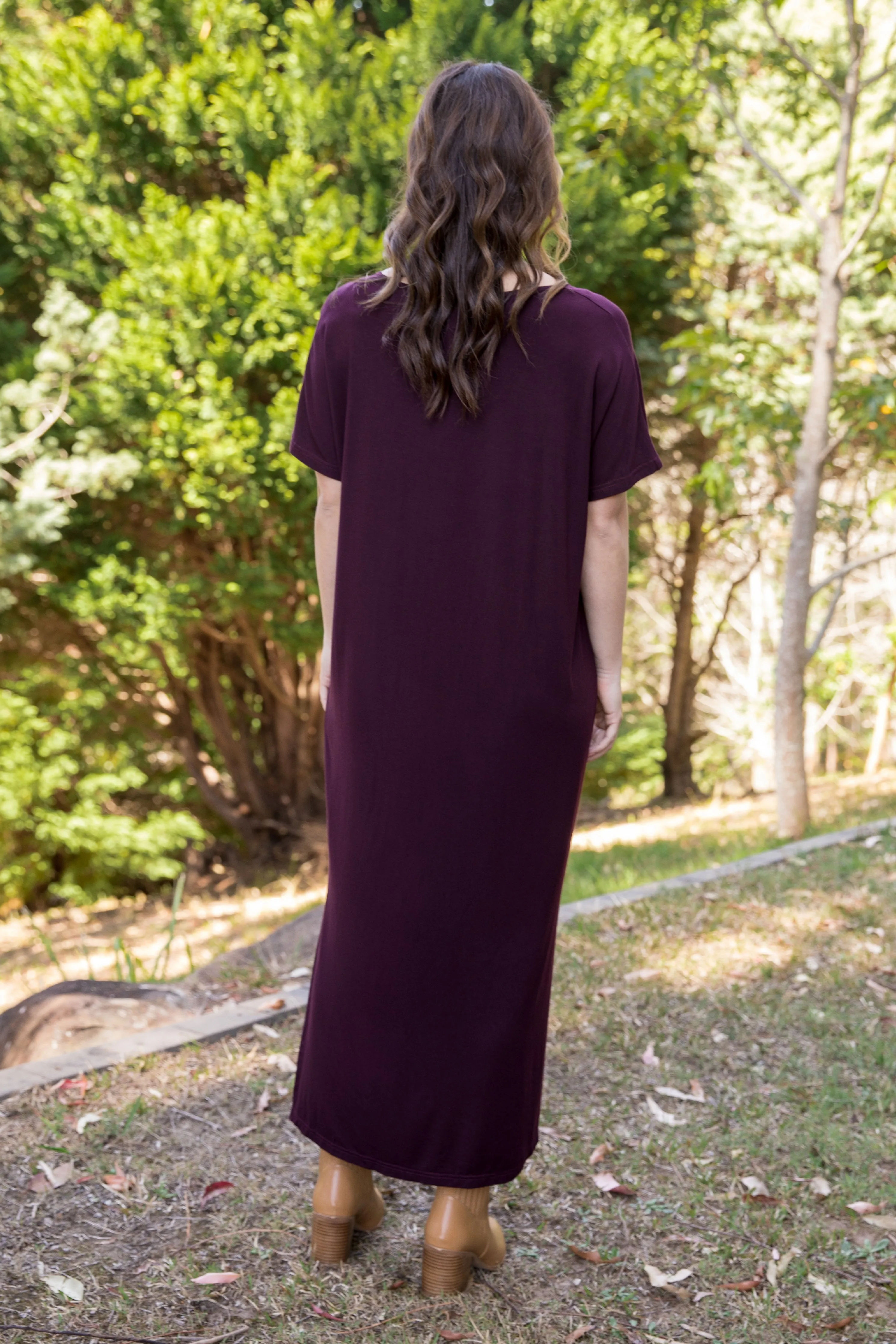 FINAL SALE Destiny Dress in Berry