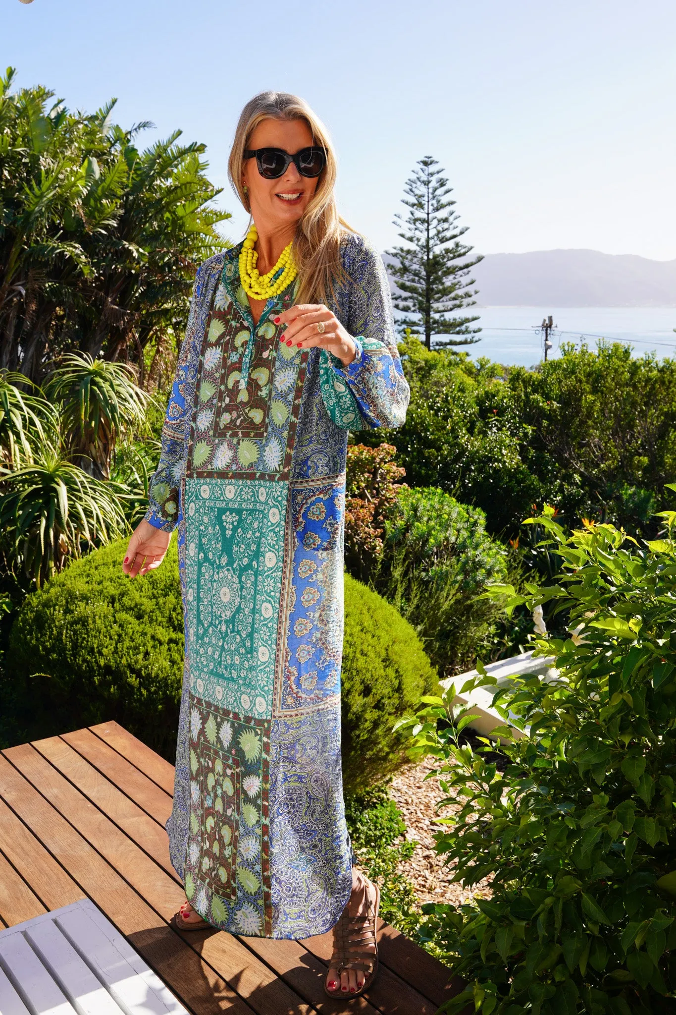 Floral Paisley Alex Kaftan