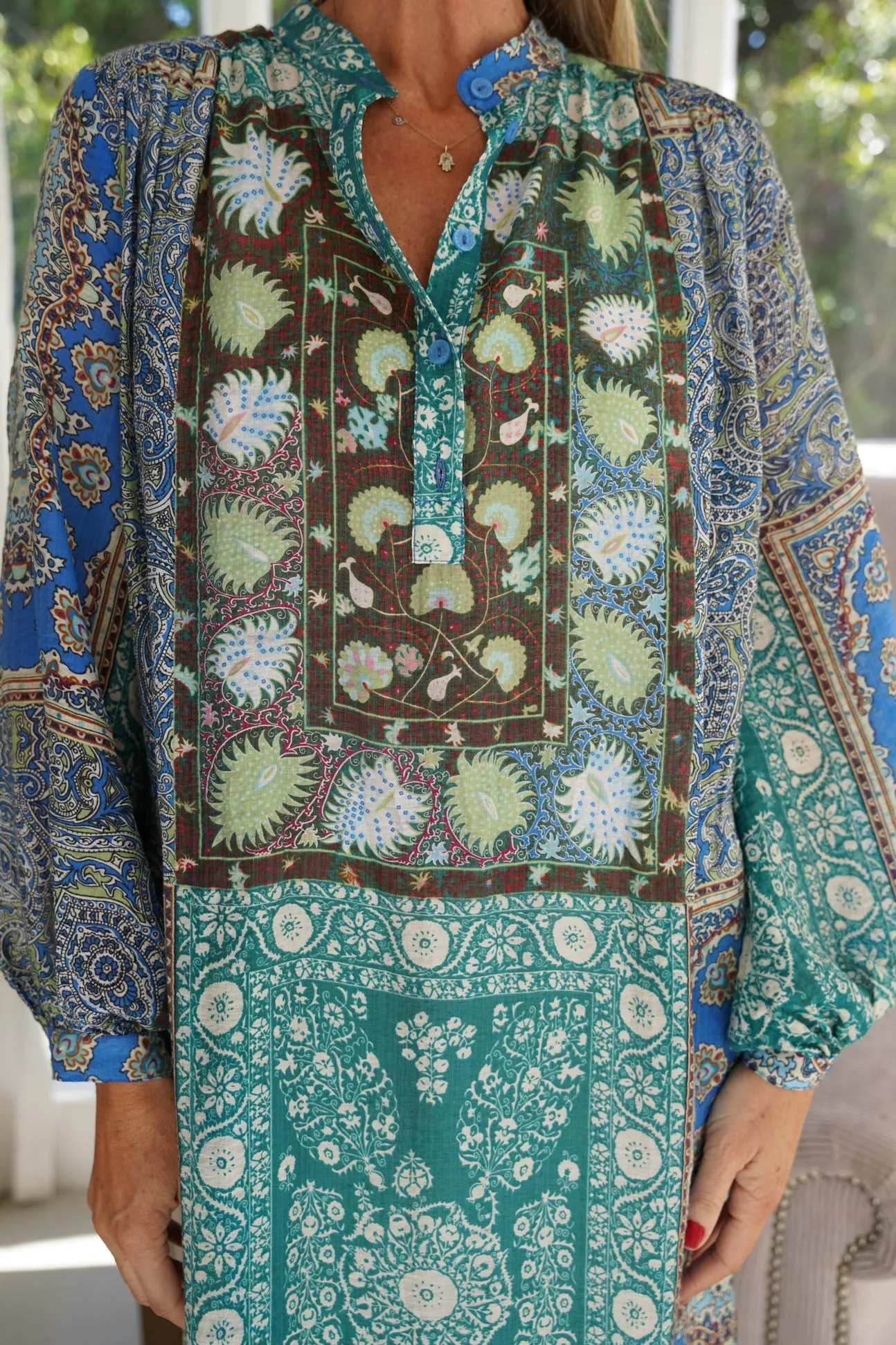 Floral Paisley Alex Kaftan