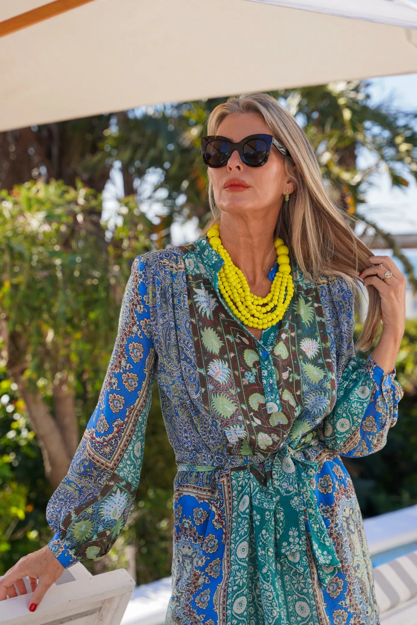 Floral Paisley Alex Kaftan