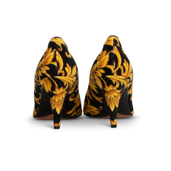 GIANNI VERSACE Rococo Baroque Pumps Heels, 1990s | Size US 8.5