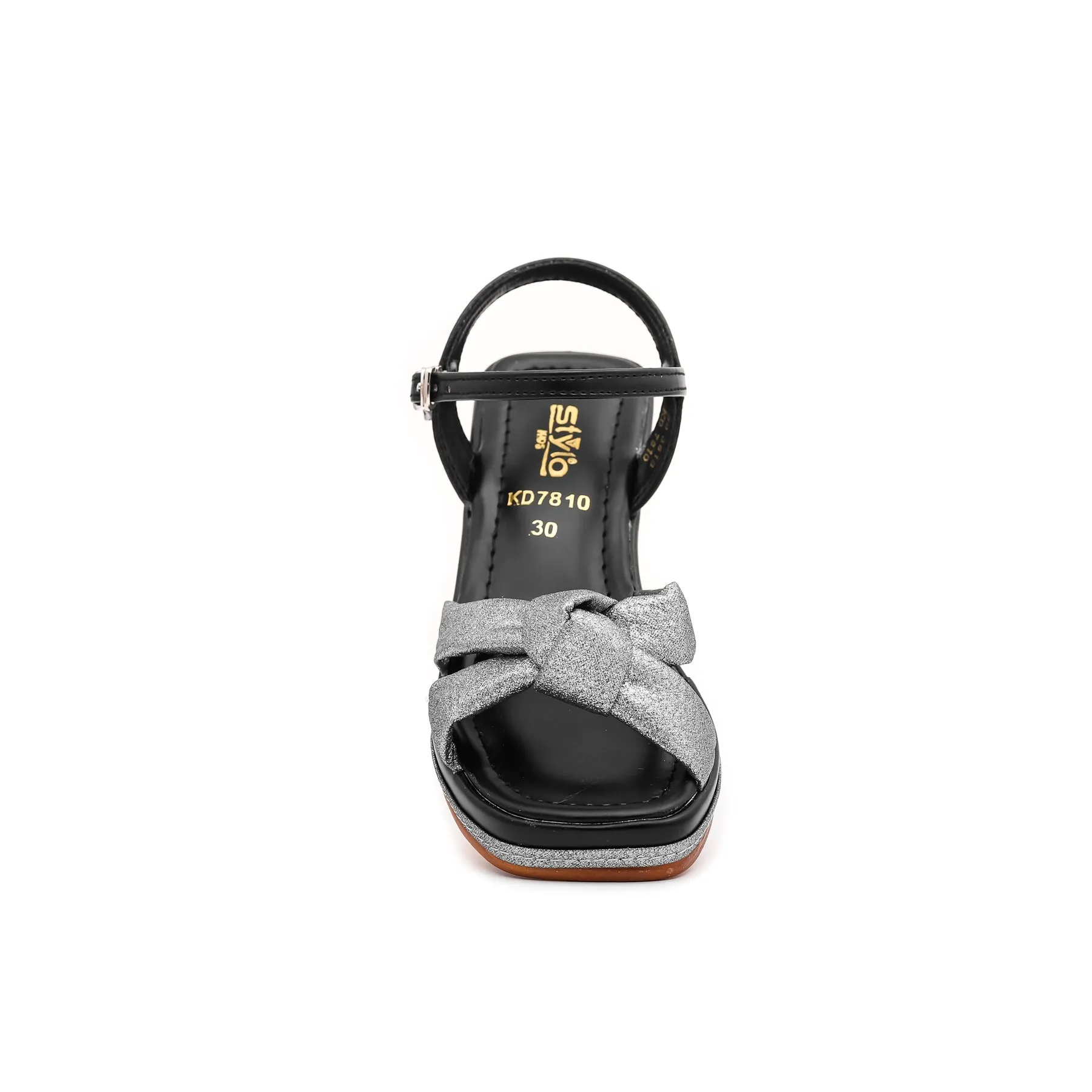 Girls Black Fancy Sandal KD7810