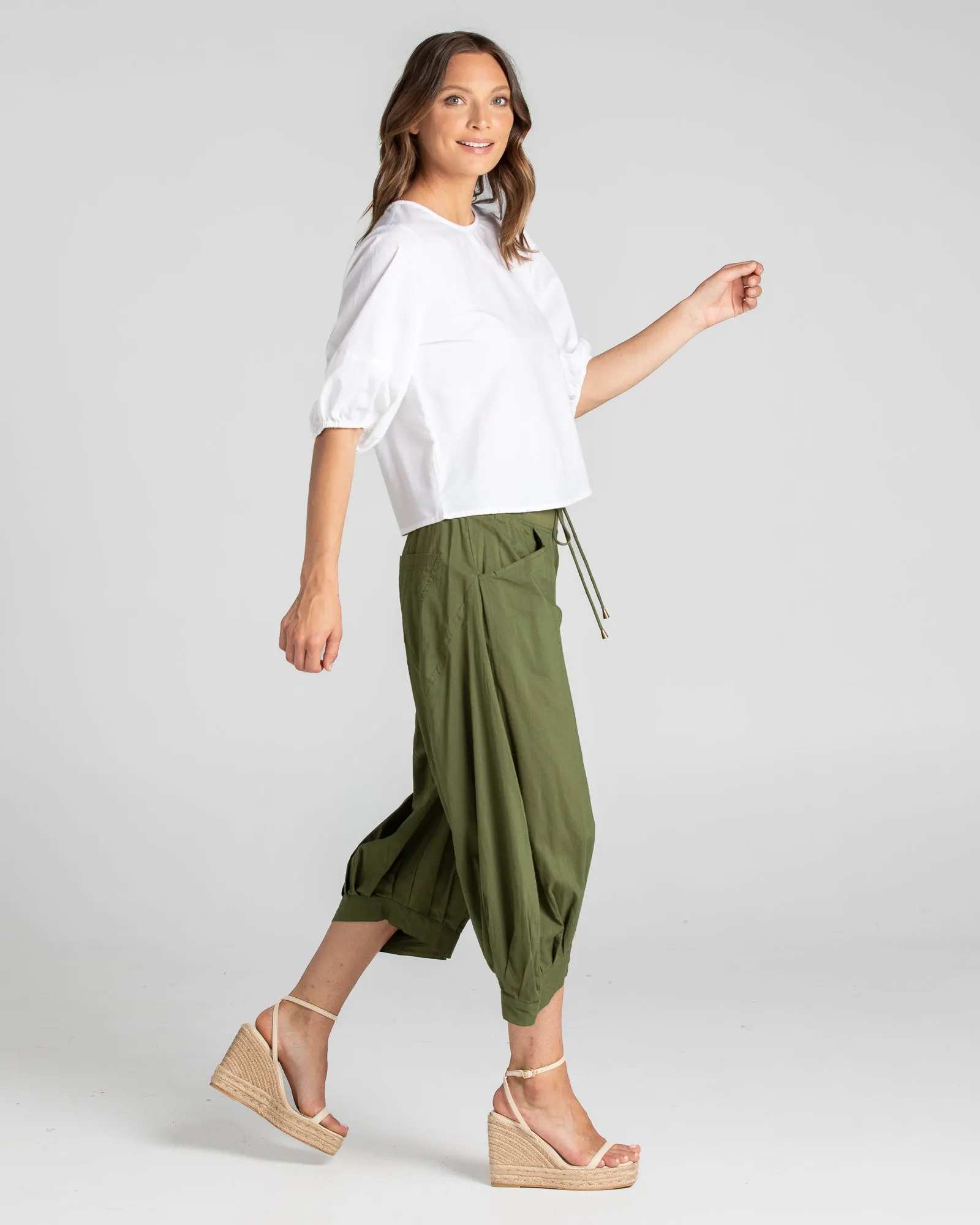 Guru Pant Basic Khaki Green