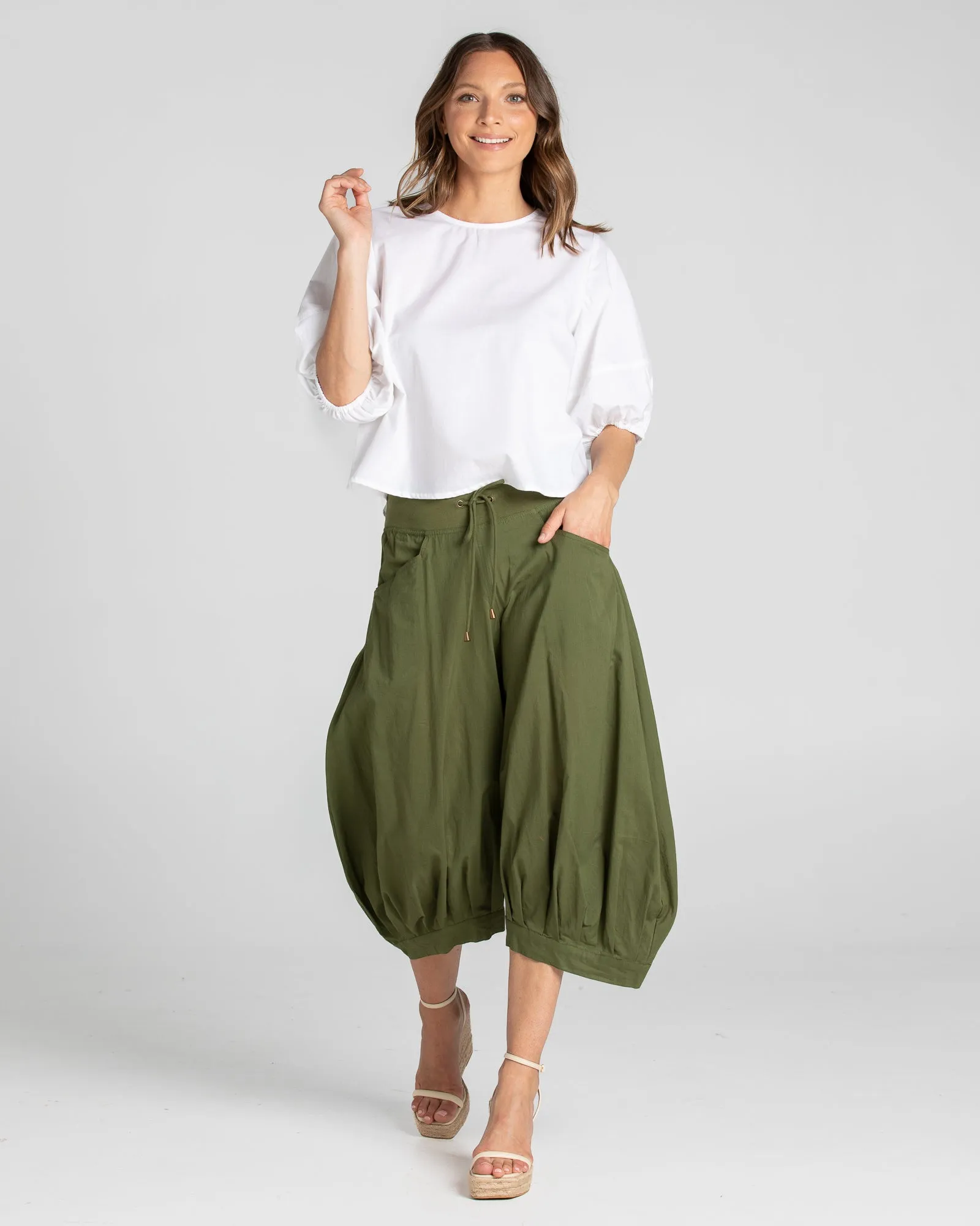 Guru Pant Basic Khaki Green