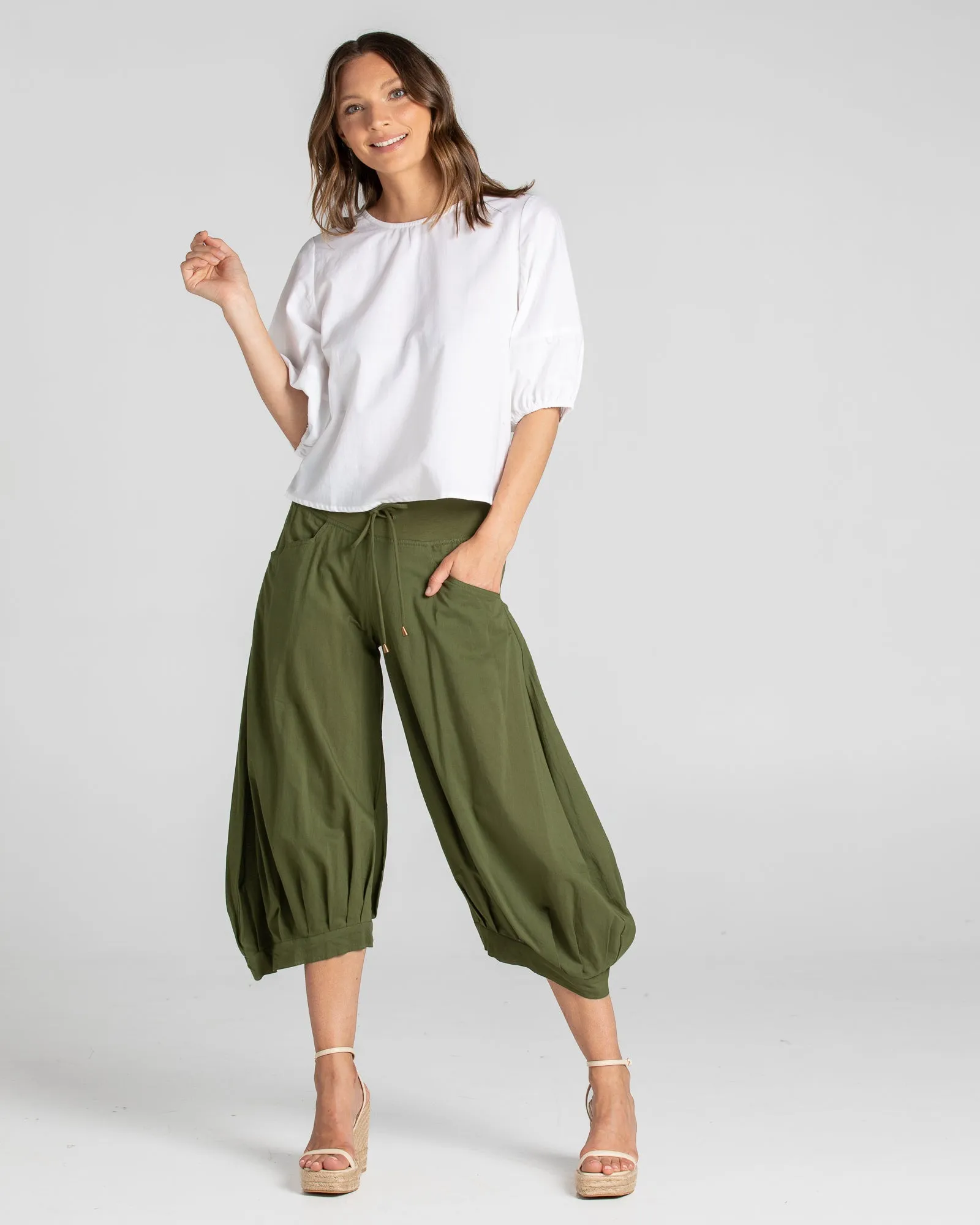 Guru Pant Basic Khaki Green