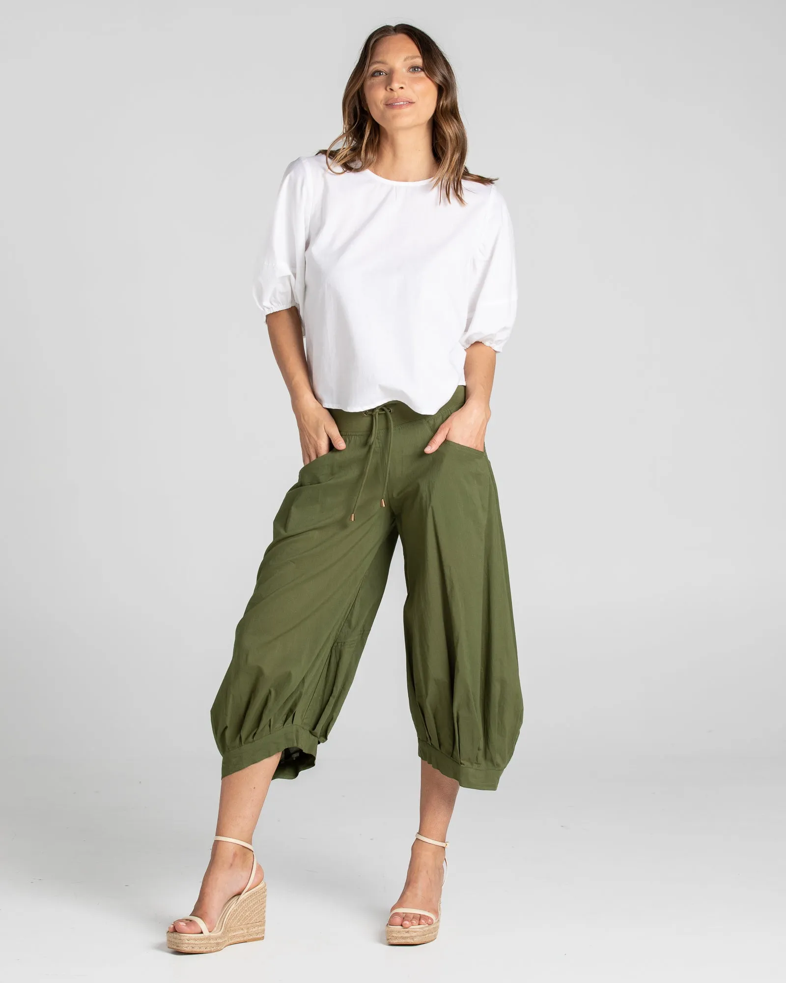 Guru Pant Basic Khaki Green