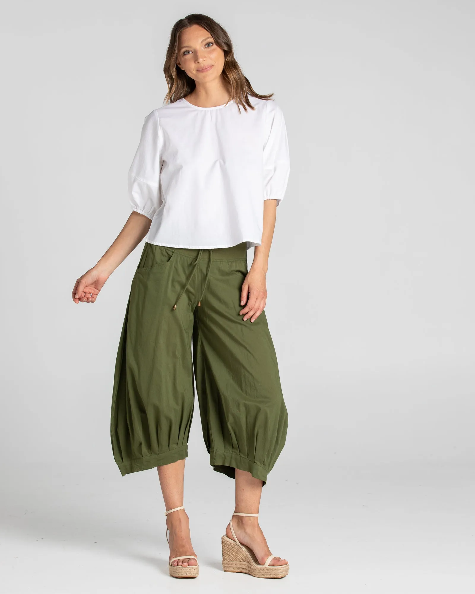 Guru Pant Basic Khaki Green