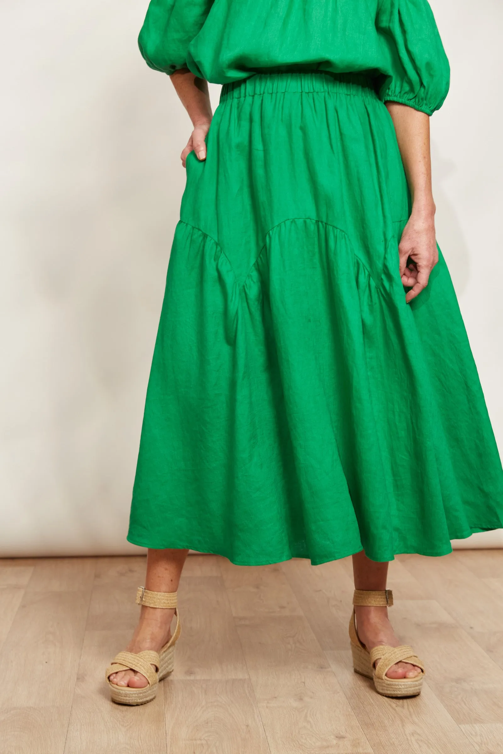 Halcyon Skirt - Emerald