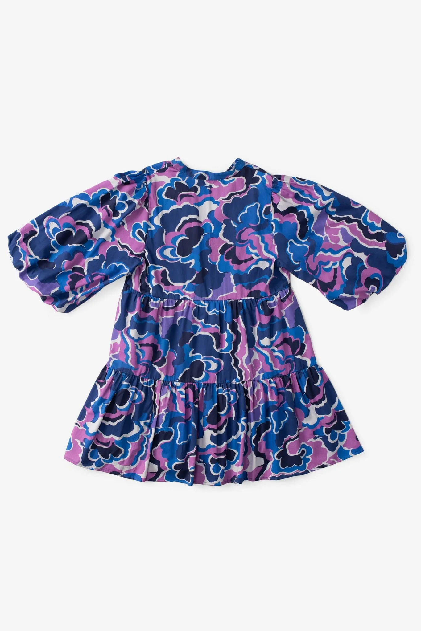 Hattie Dress- Purple Clouds