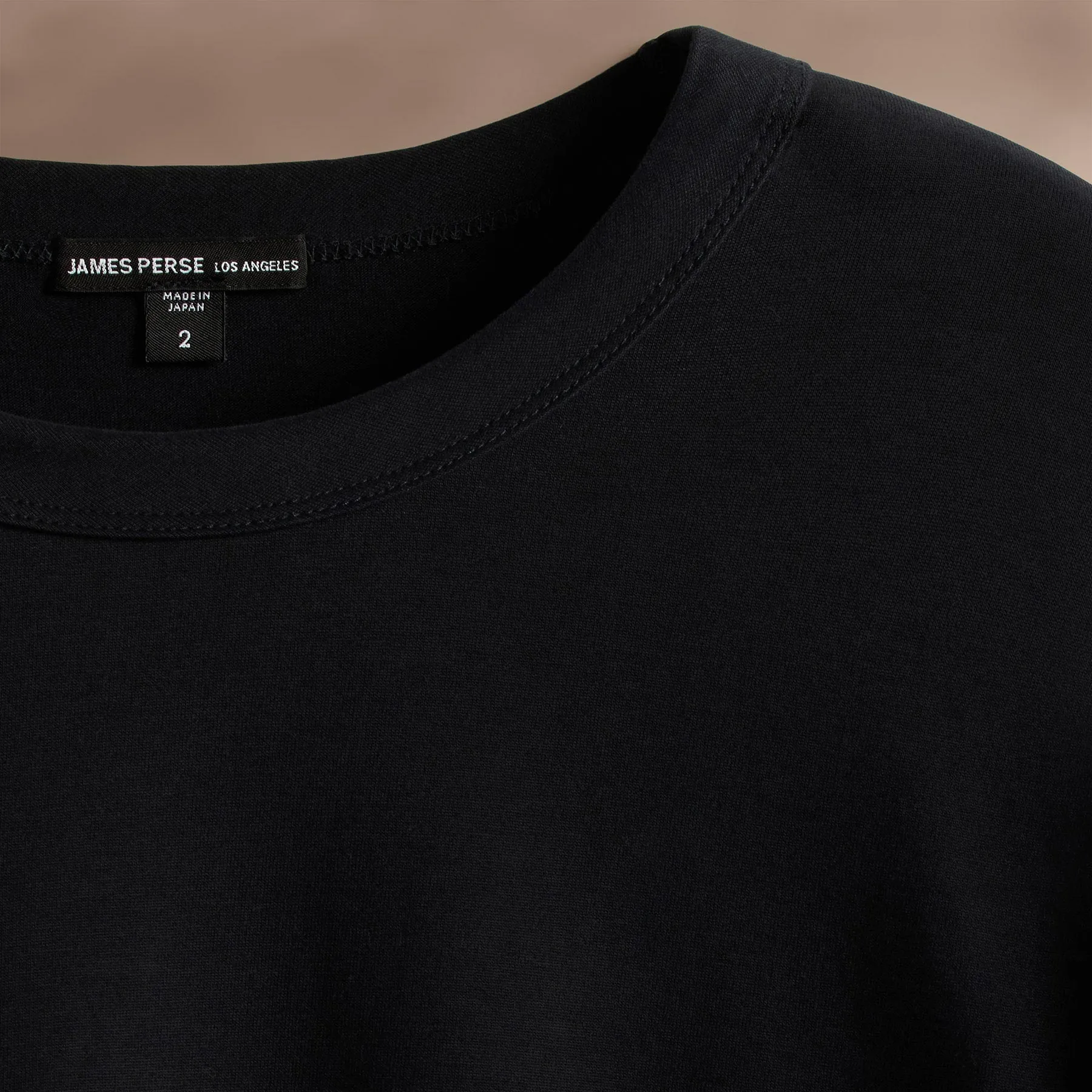 Heavy Luxe Jersey Long Sleeve - Black