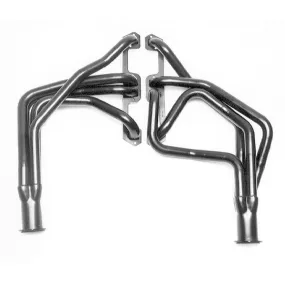 Hedman Hedders Street Headers - 1.625 in Primary - 3 in Collector - Black Paint - Small Block Mopar - Fullsize SUV / Truck 1972-91 - Pair