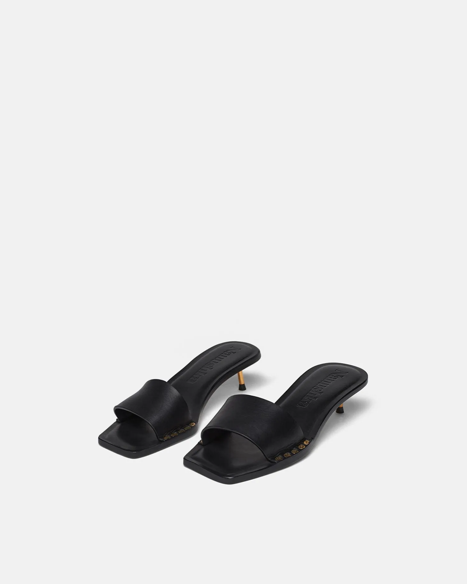 Ibiron - Leather Sandals - Black