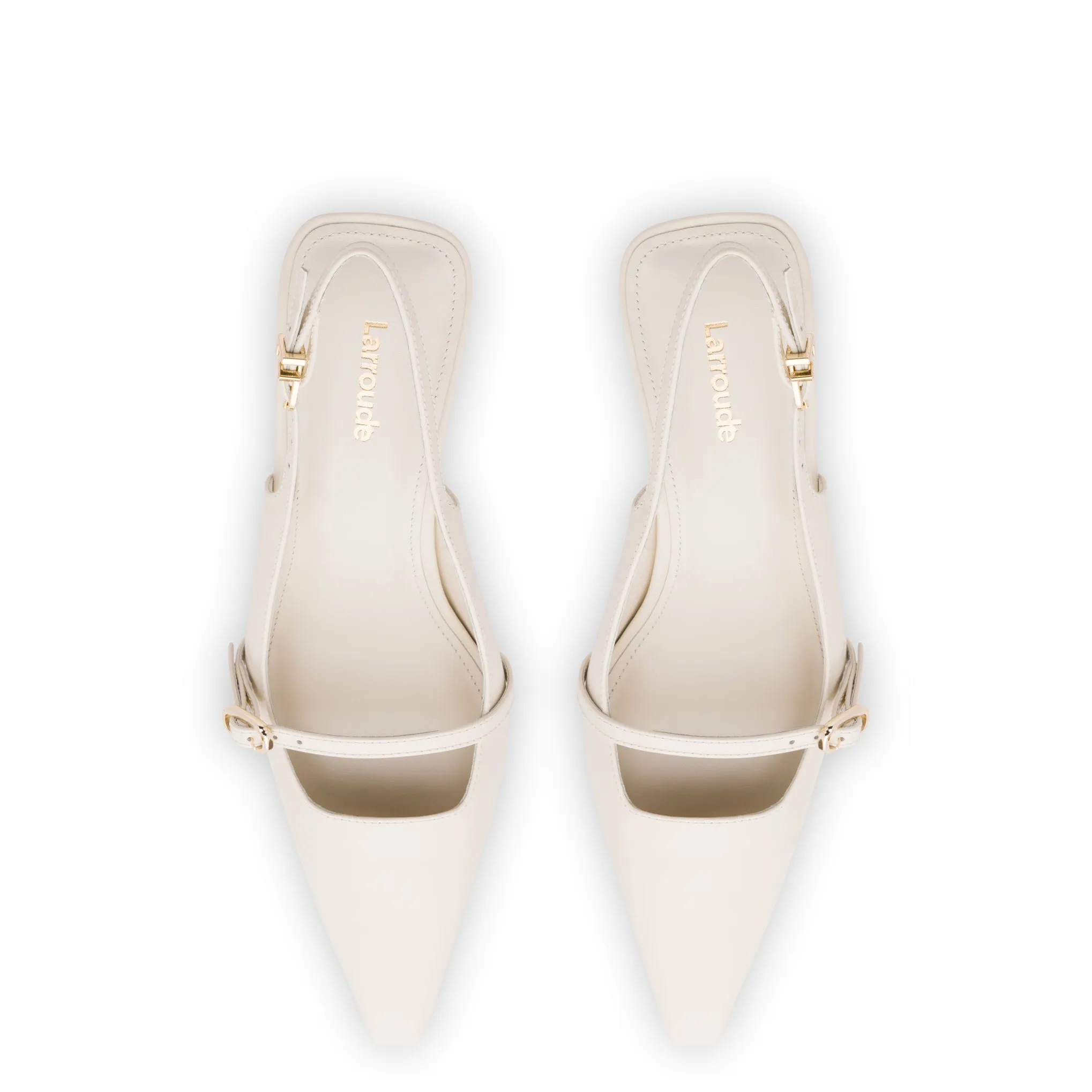 Ines Pump In Ivory Leather