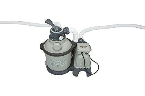 Intex 1200 GPH Krystal Clear Sand Pool Filter Pump Set and Kokido V-Trap Vacuum