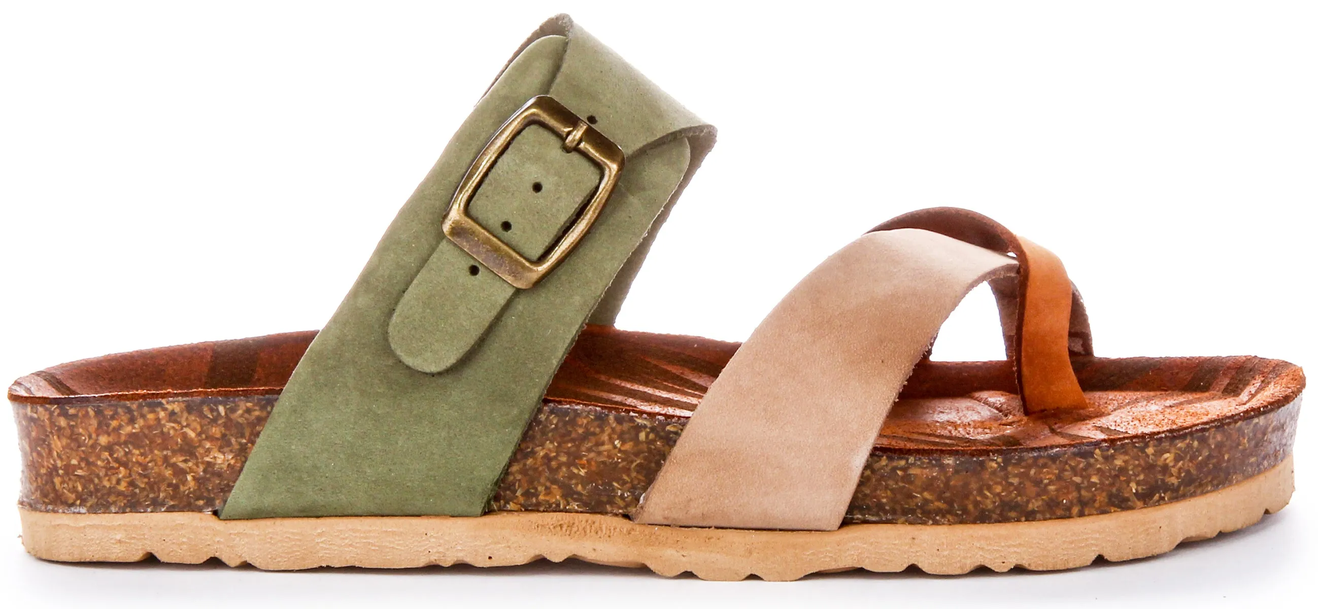 Justinreess England Carla Sandal In Stone