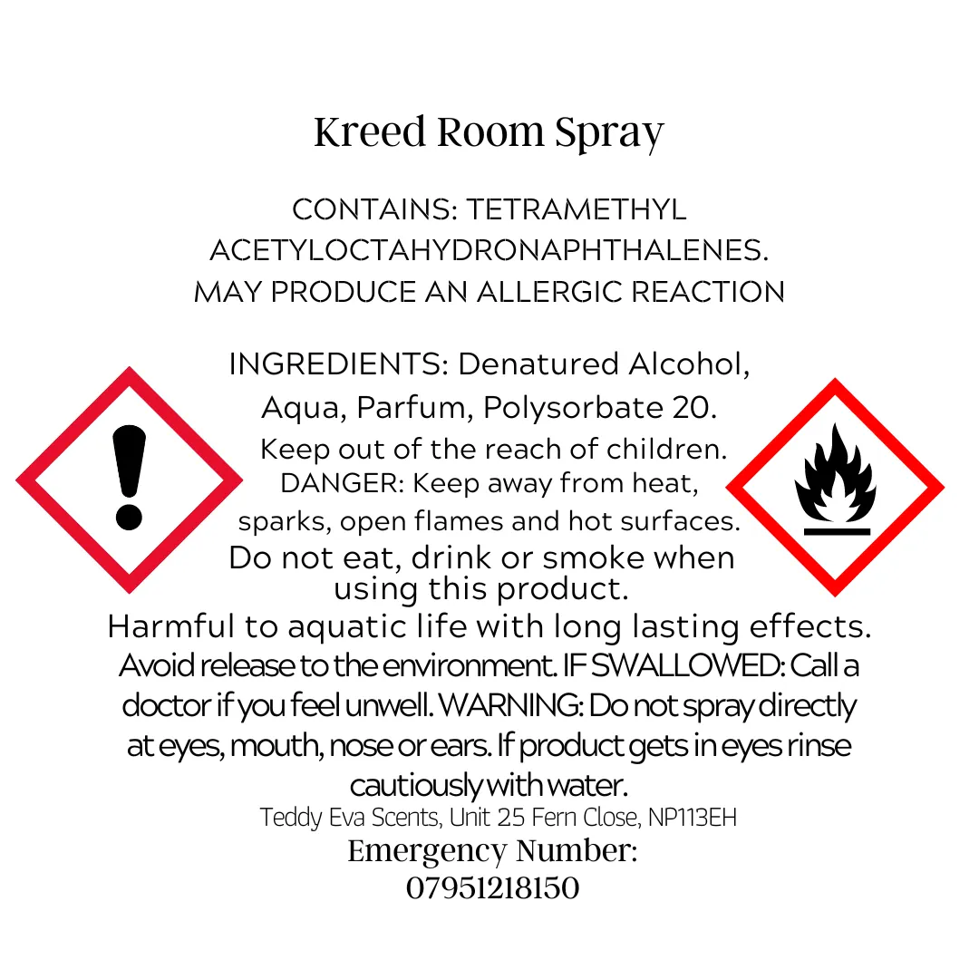 Kreed 150ml Room Spray