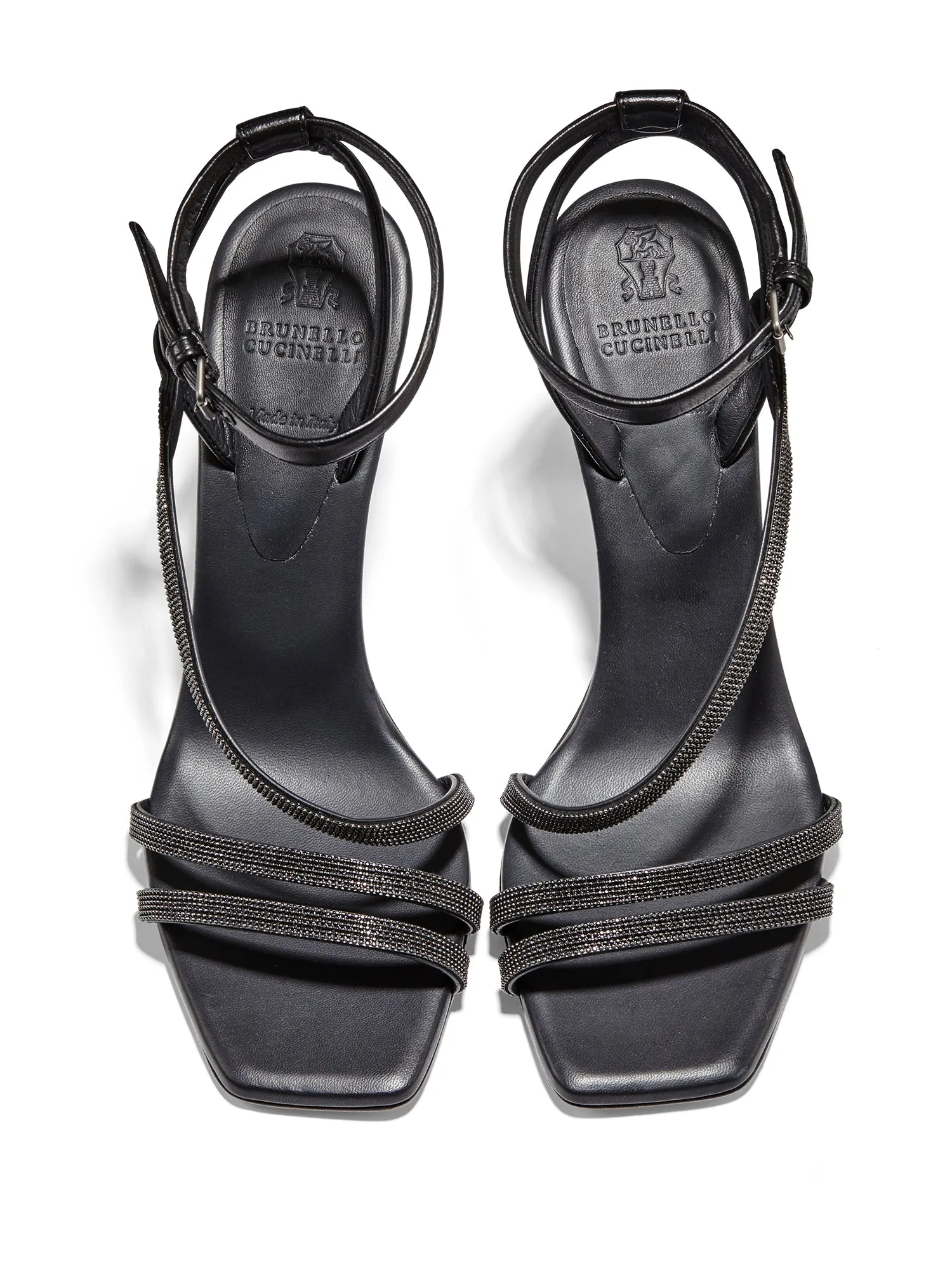 Leather Heel Sandal