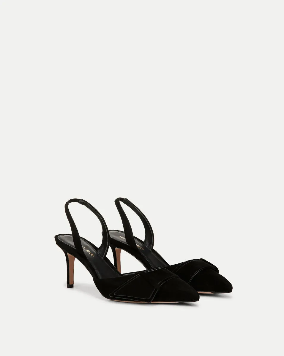 Lisbeth Suede Slingback Pump