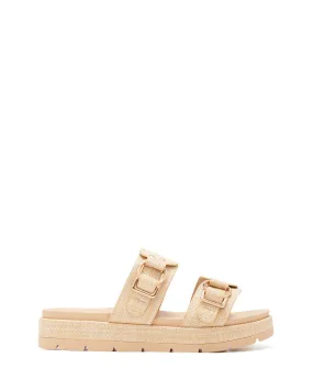 Litmus Flatform Sandals Natural Raffia