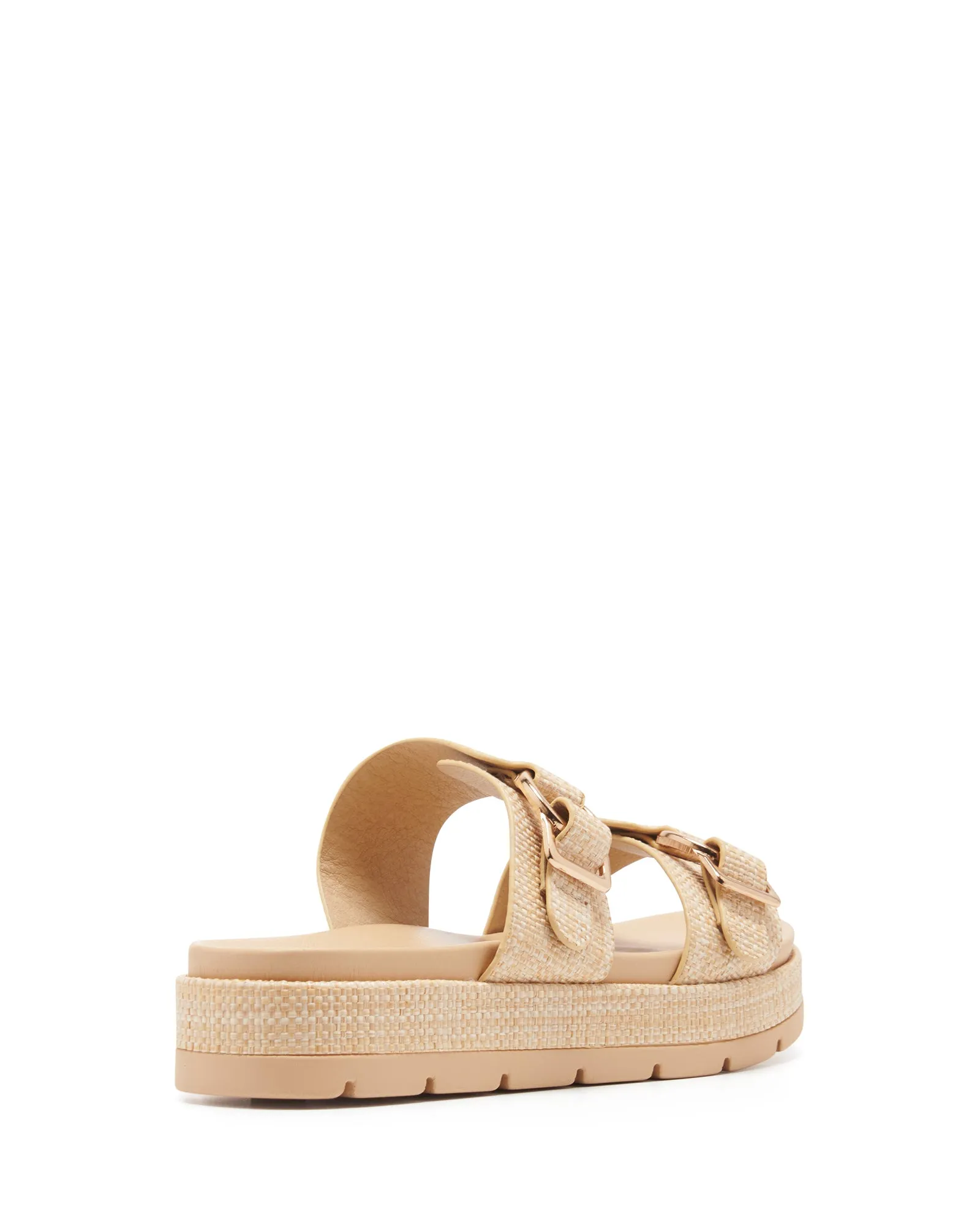 Litmus Flatform Sandals Natural Raffia