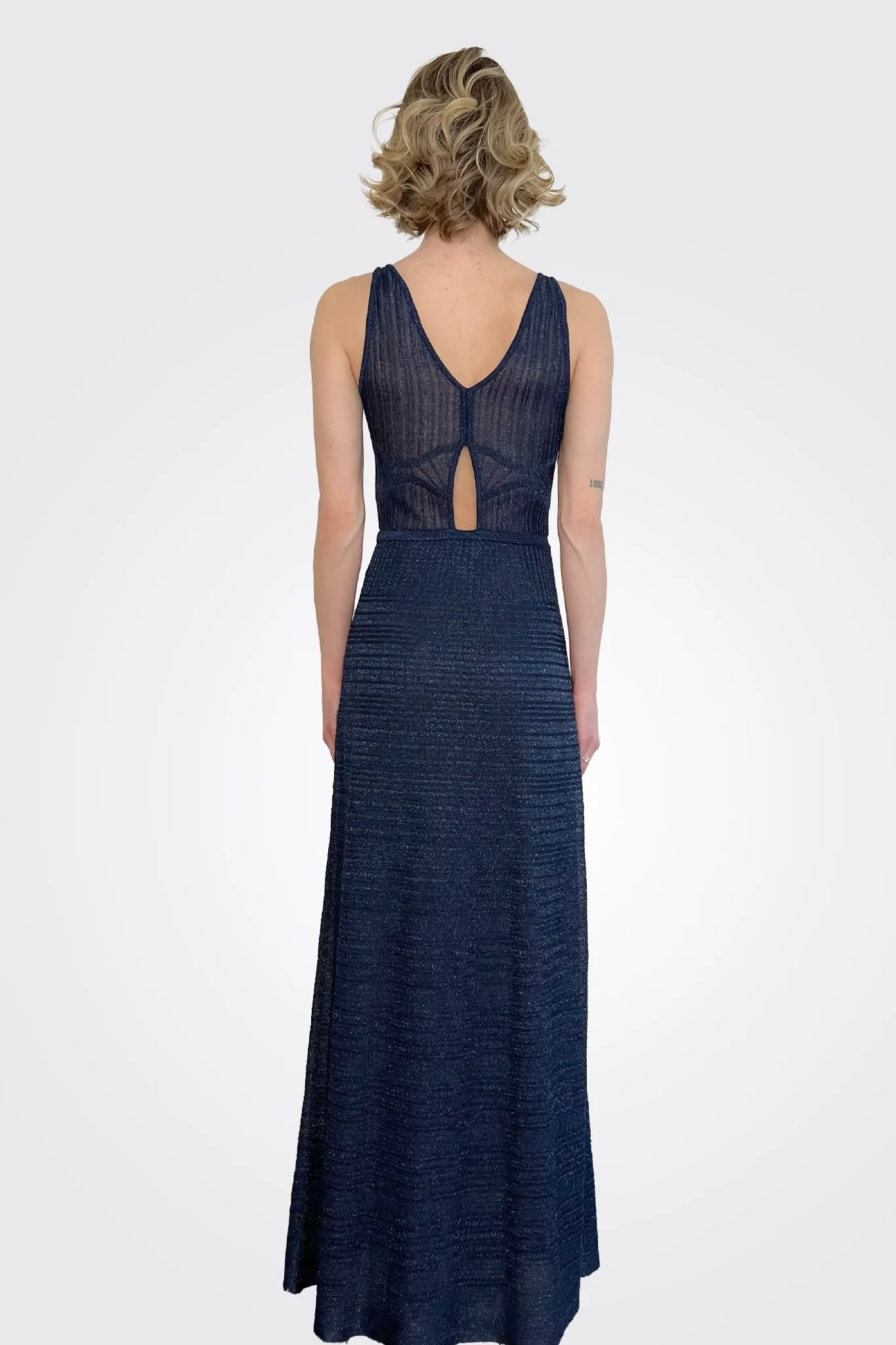 Long Dress - Navy