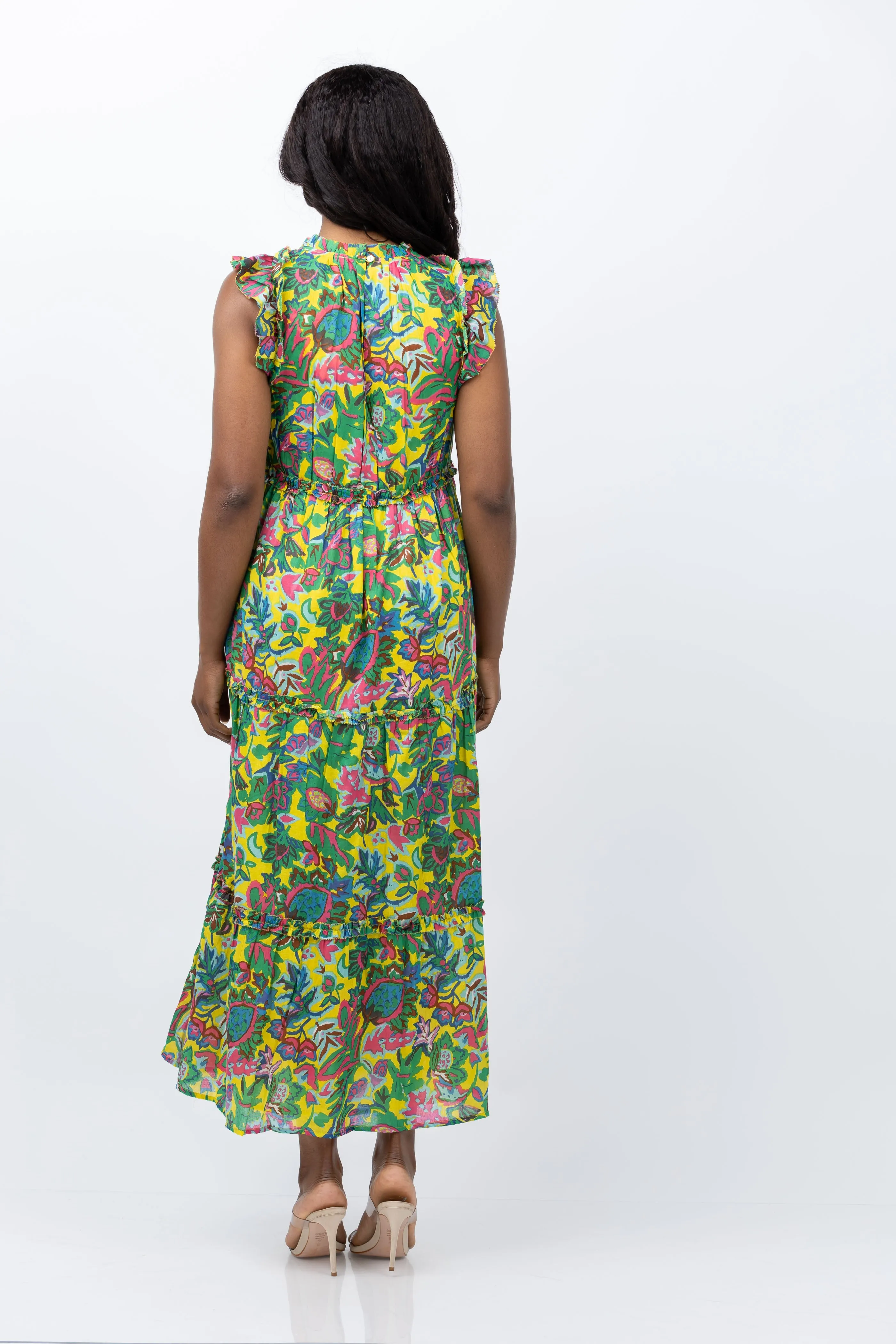 Love the Label Poppy Maxi Dress in Petra Print